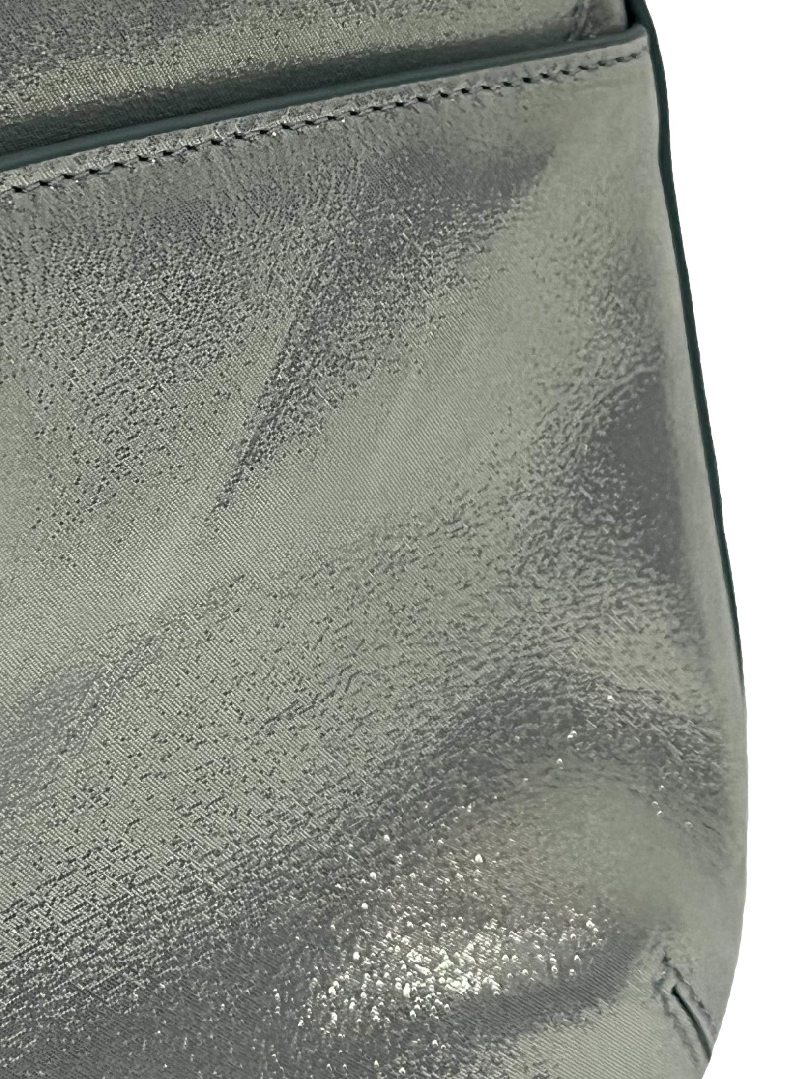 Frost Blue Glittery Shoulder Bag