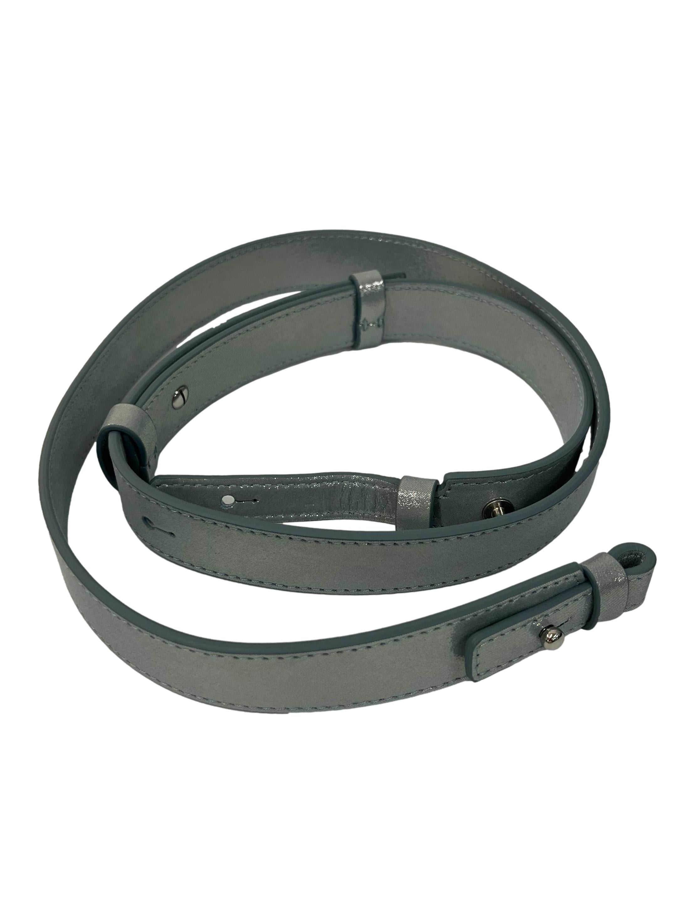 Frost Blue Glittery Shoulder Bag