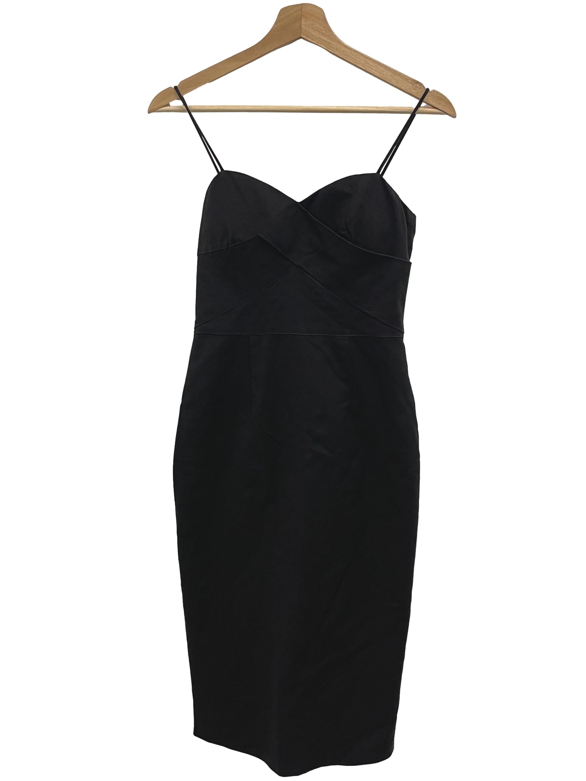 Love Bonito Black Sweetheart Cami Sheath Dress