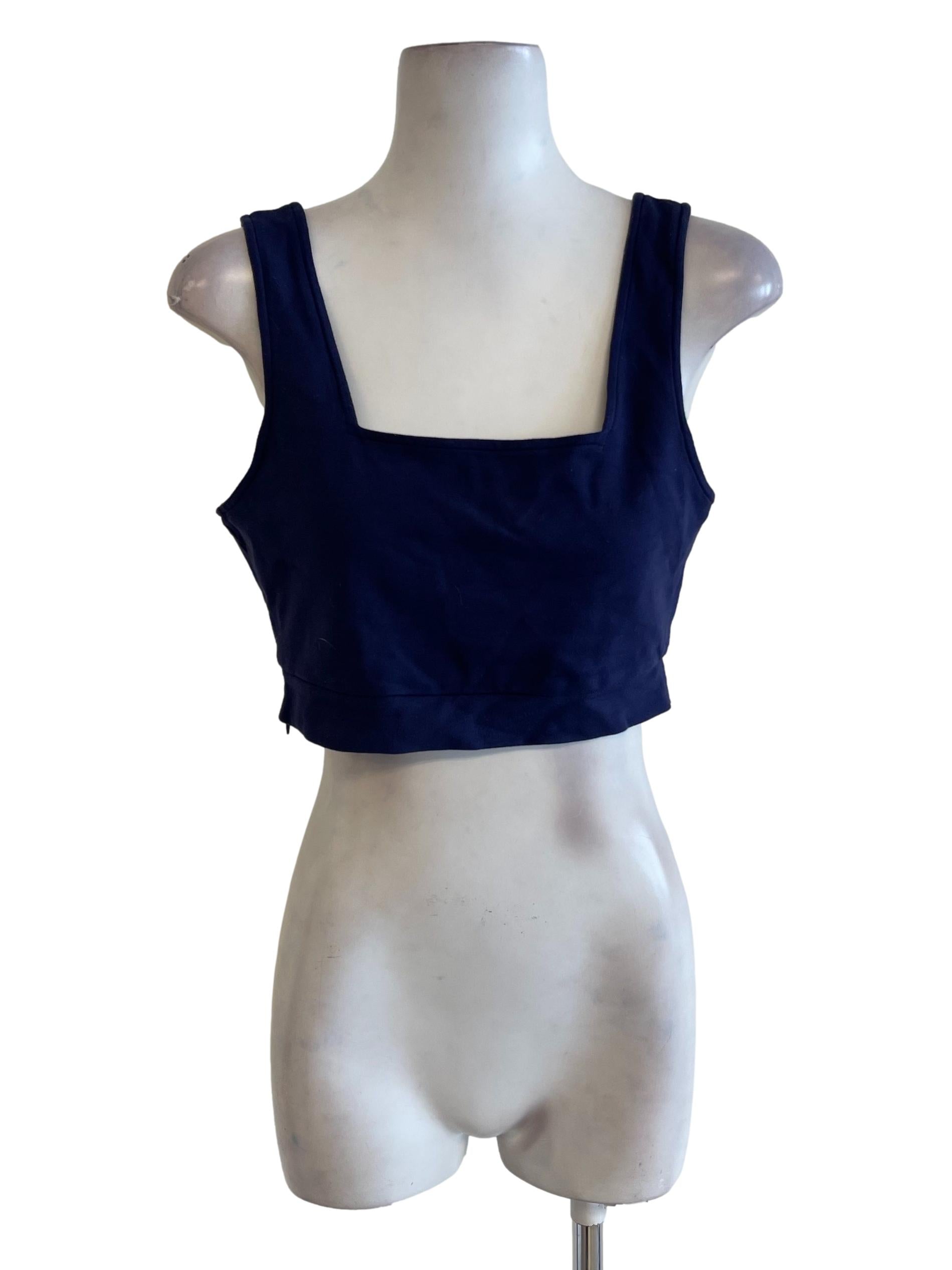 Dark Blue Reversible Tank Top