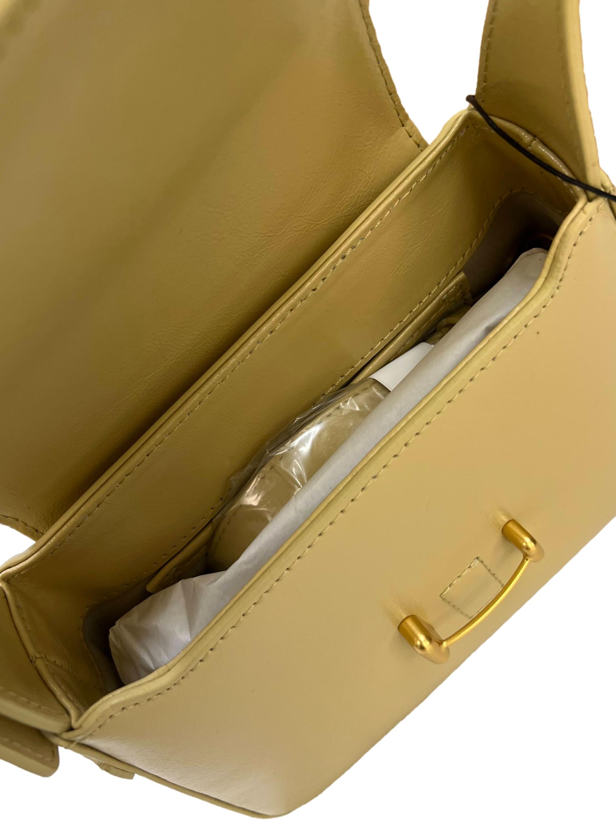 Beige Leather Betty Small Bag CSN