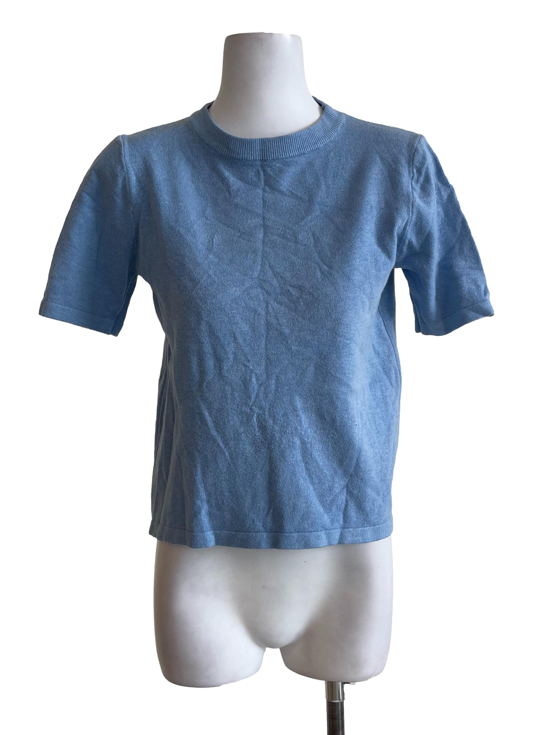 Candy Blue Knitted Shirt