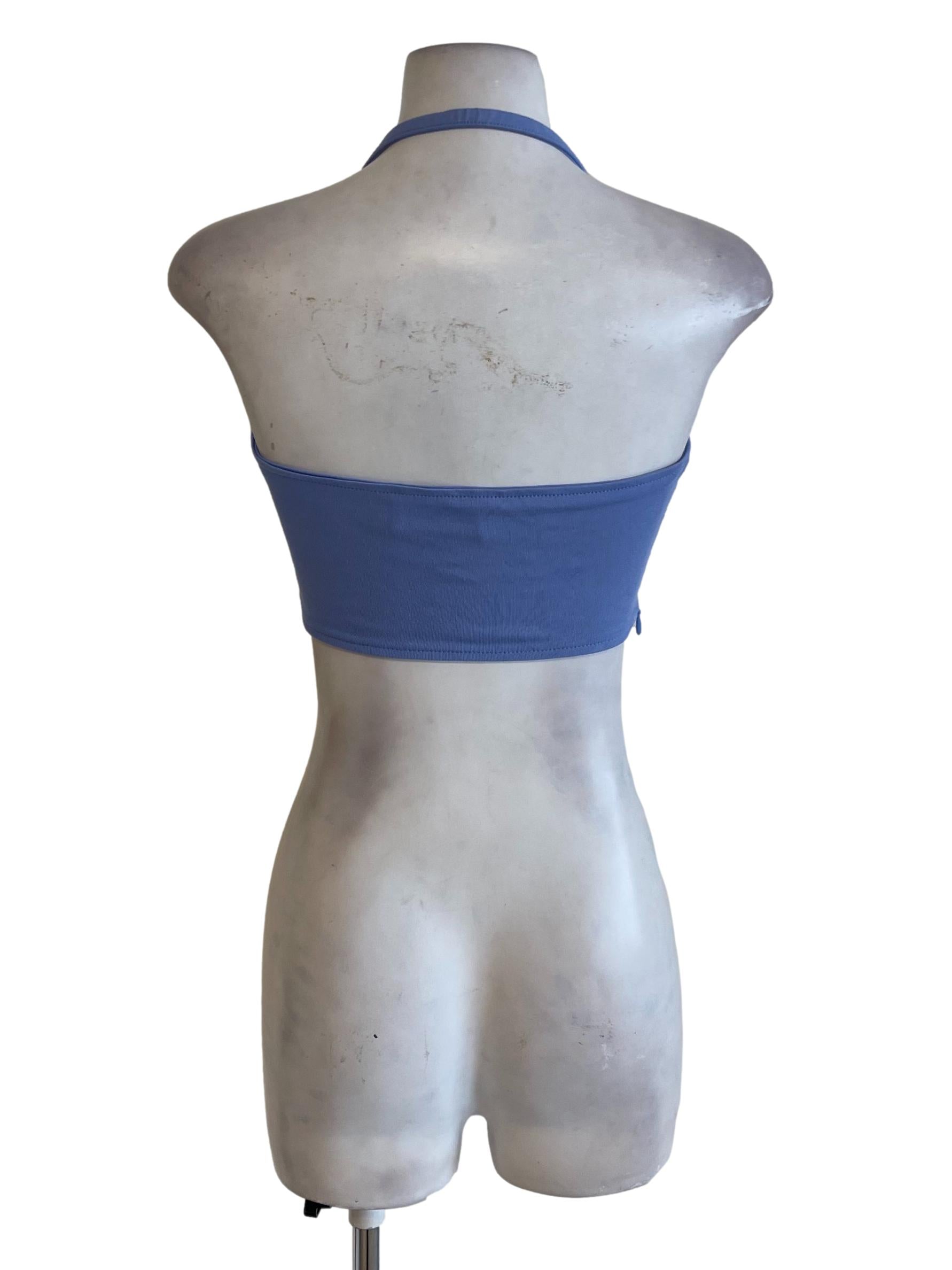 Blue Sky Halter Strap Tank Top