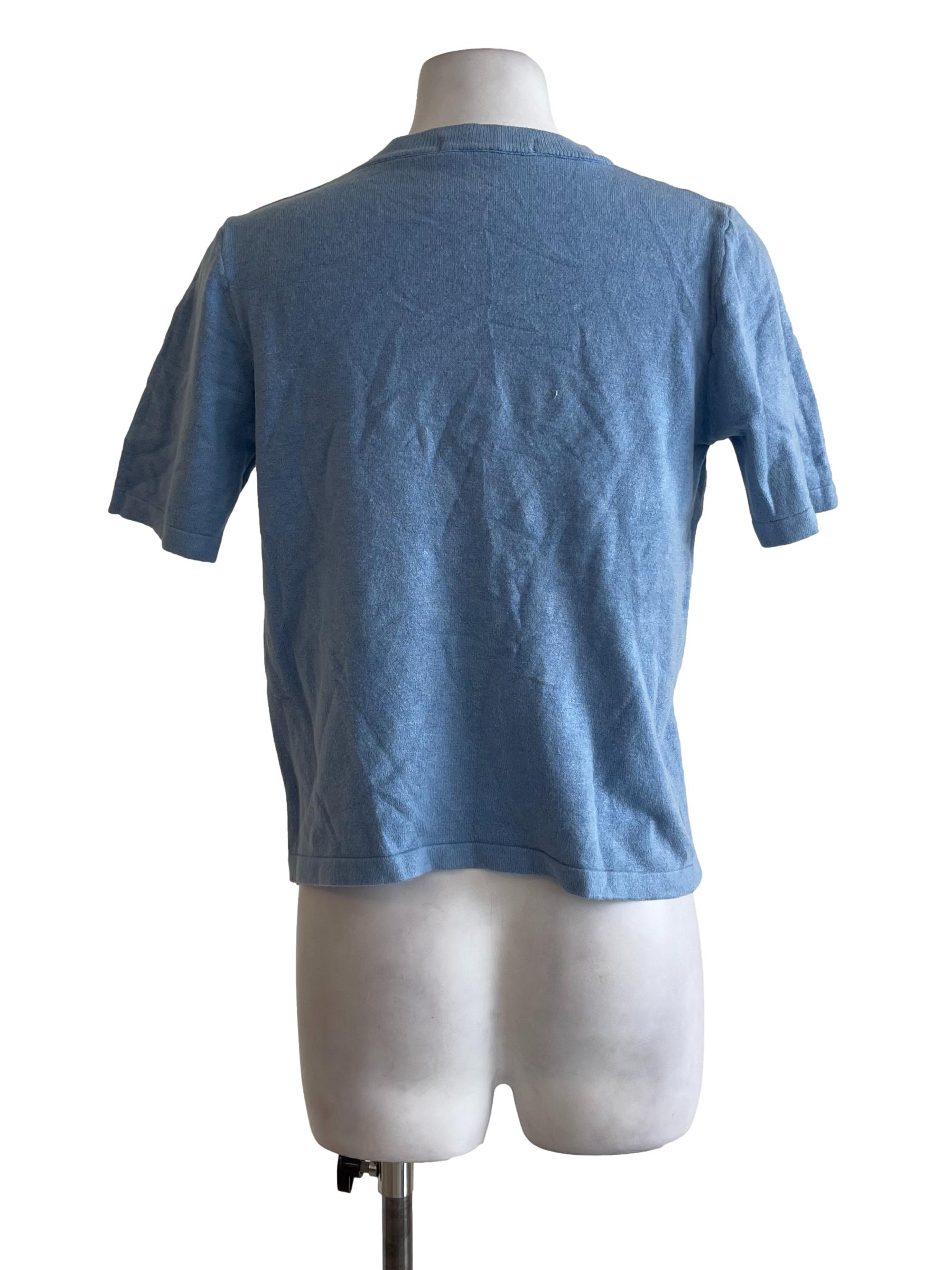 Candy Blue Knitted Shirt