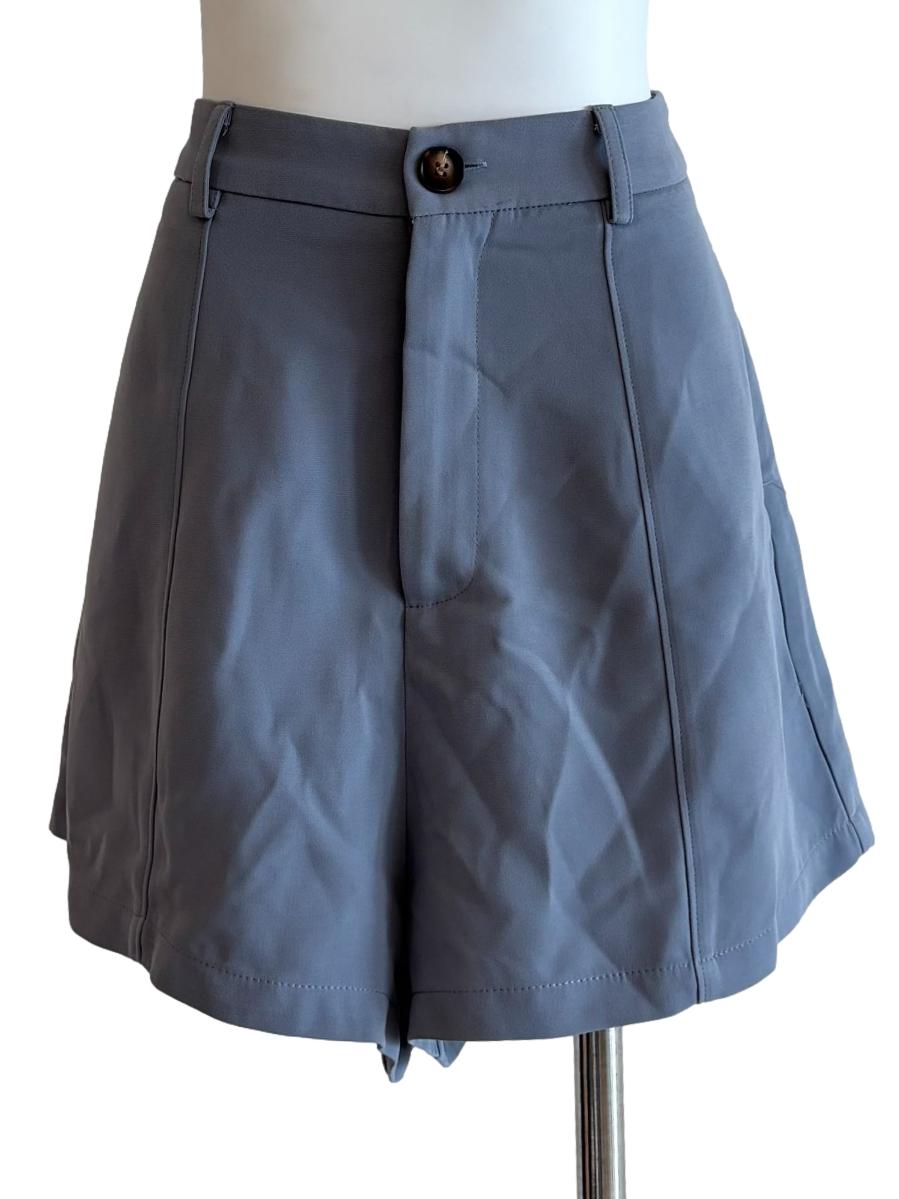 Aegean Blue Line Wide Leg Shorts
