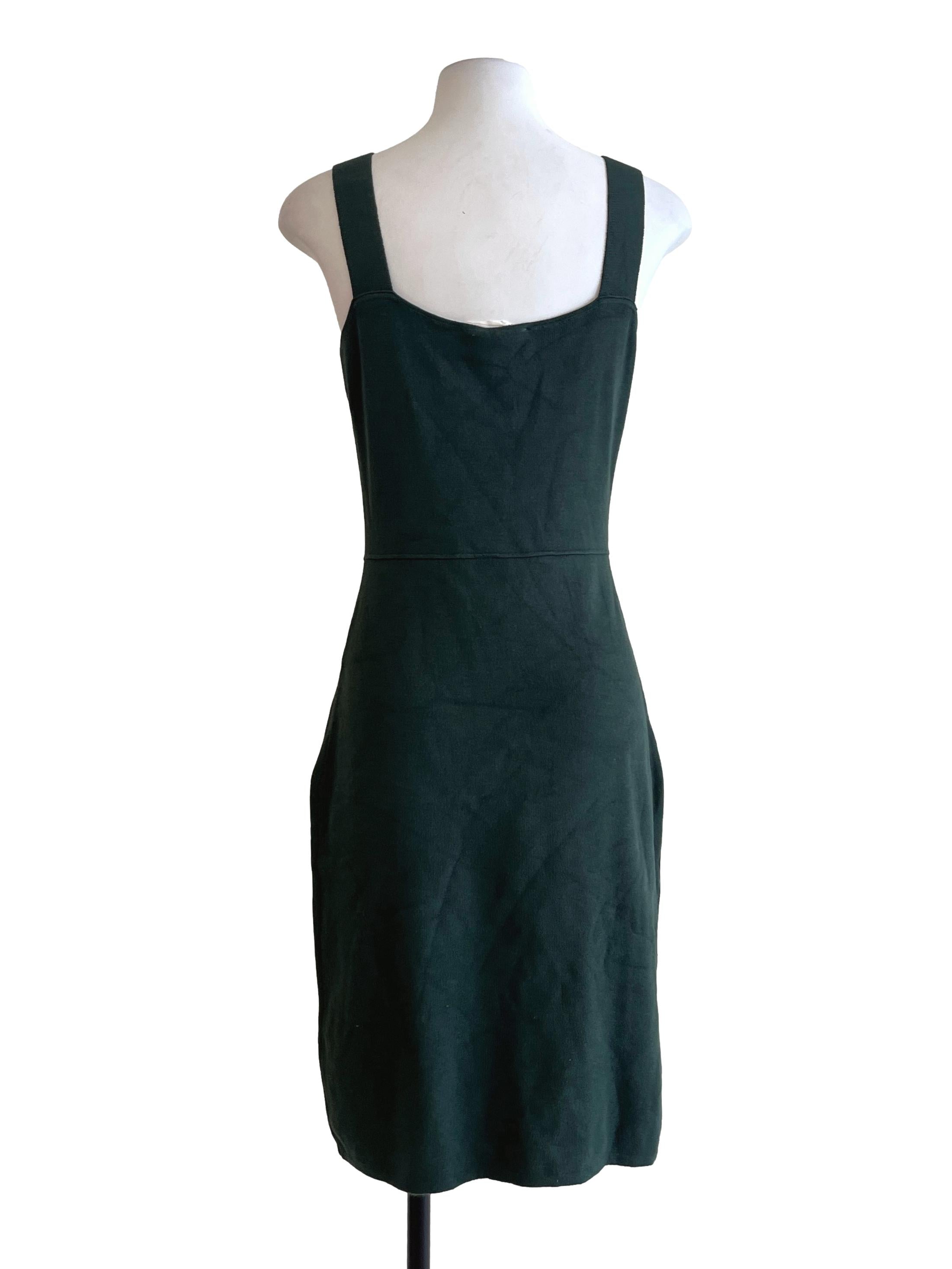 Emerald Green Scoop Sleeveless Bodycon Dress TCL