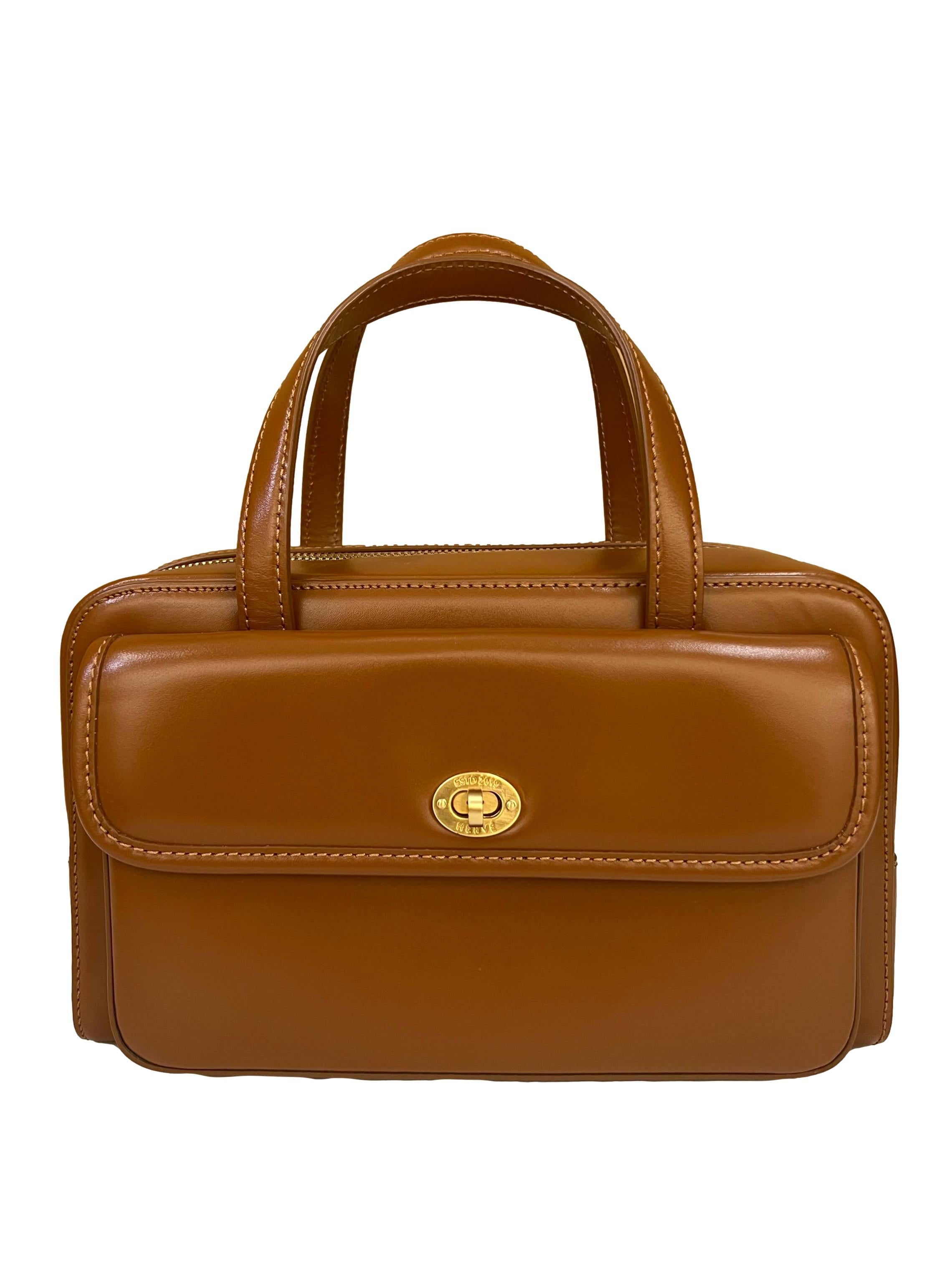 Brown Leather Monet Crossbody Bag CSN