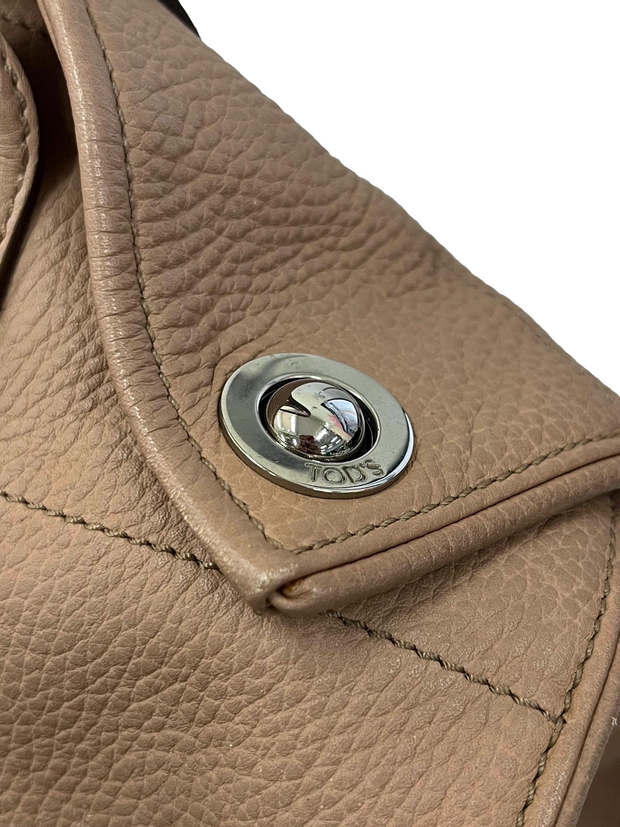 Tan Leather Tote Bag