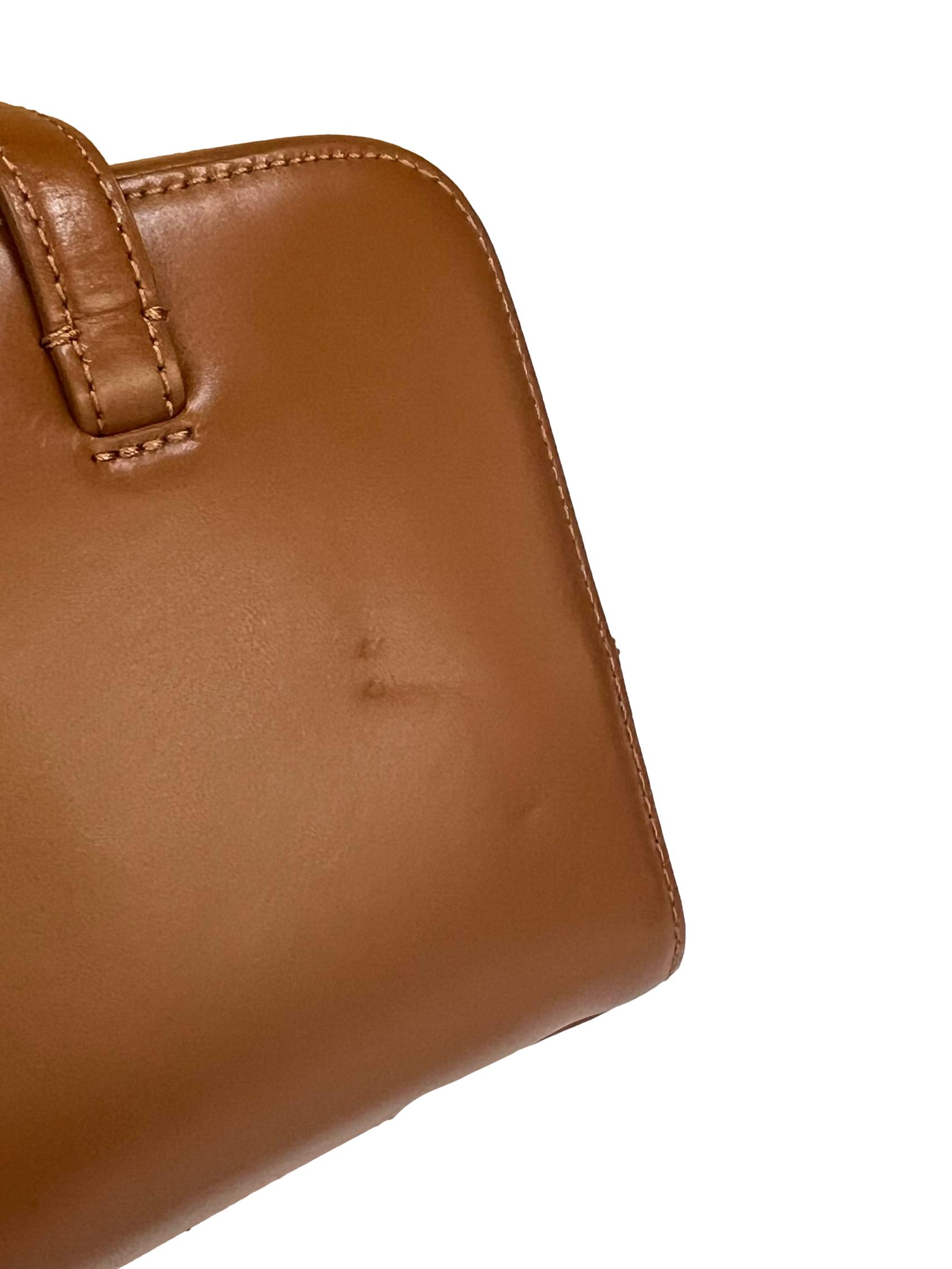 Brown Leather Monet Crossbody Bag CSN
