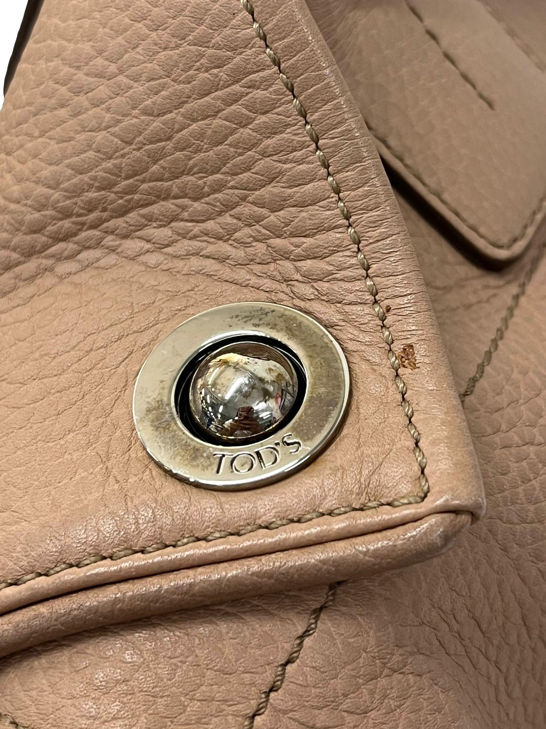 Tan Leather Tote Bag