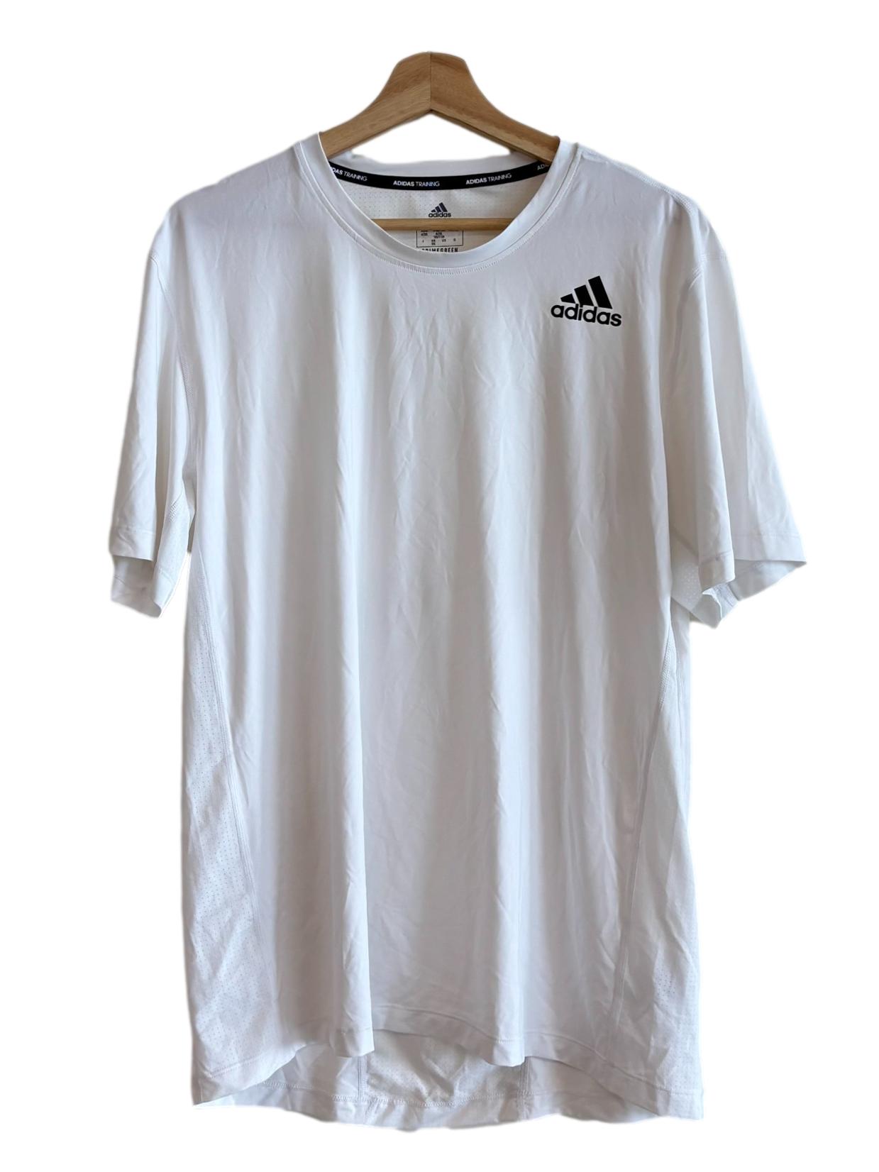 White Logo Running Tee
