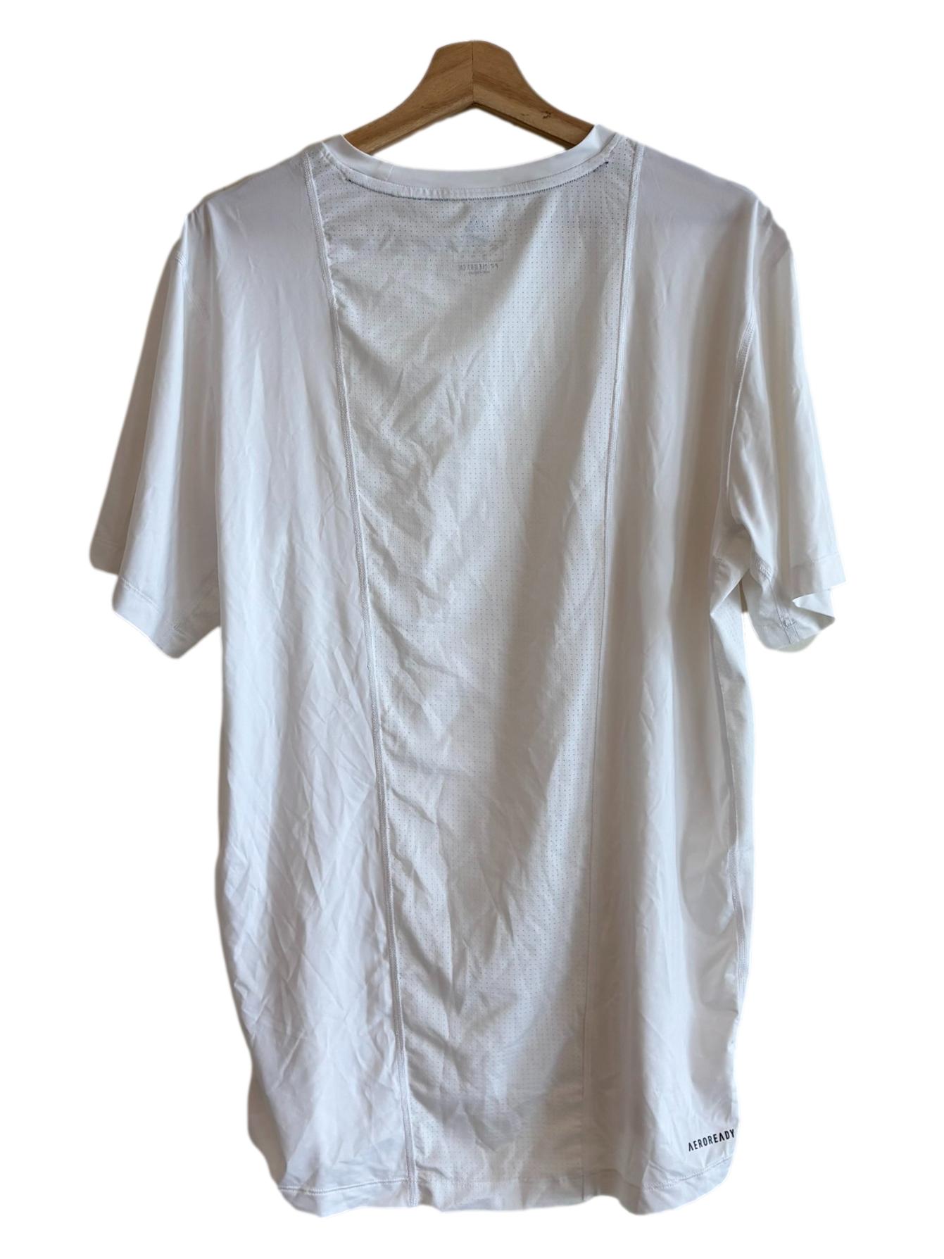 White Logo Running Tee