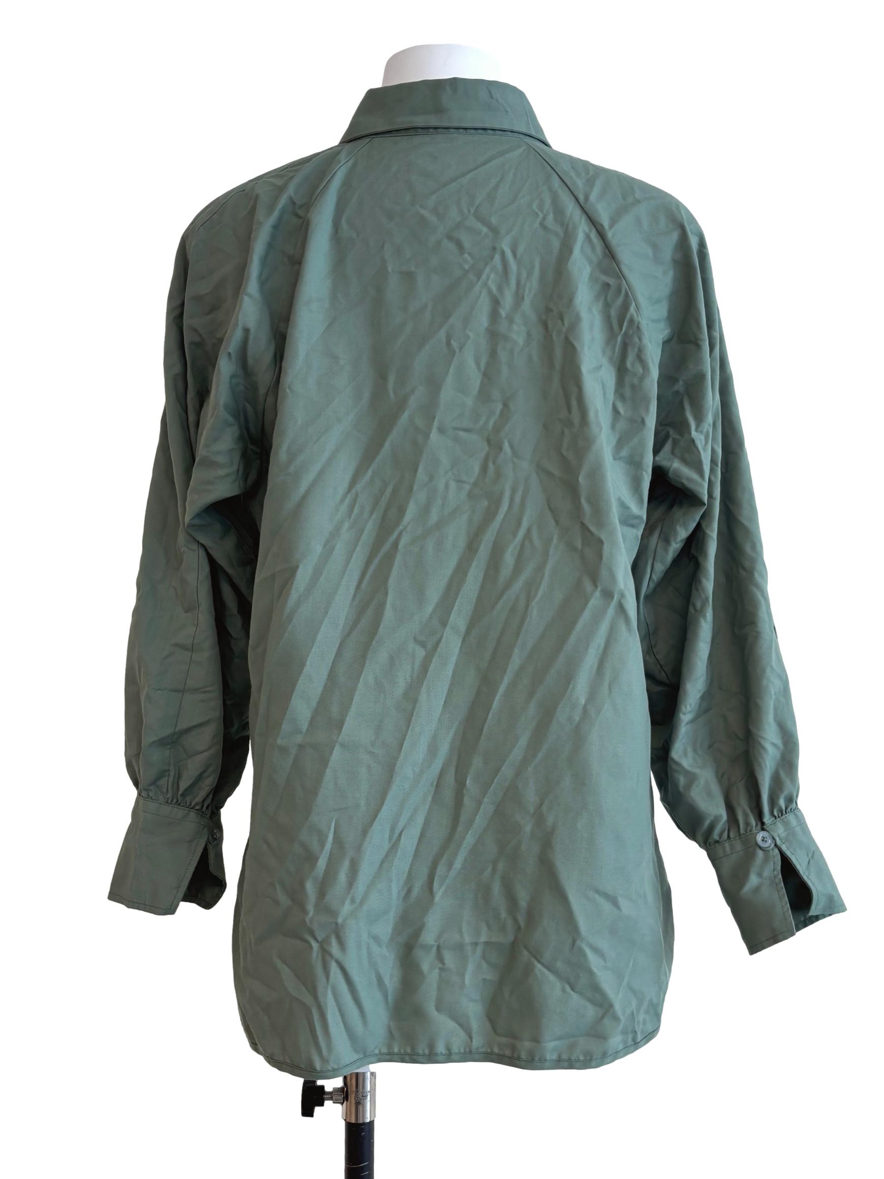 Sage Green Collared Blouse