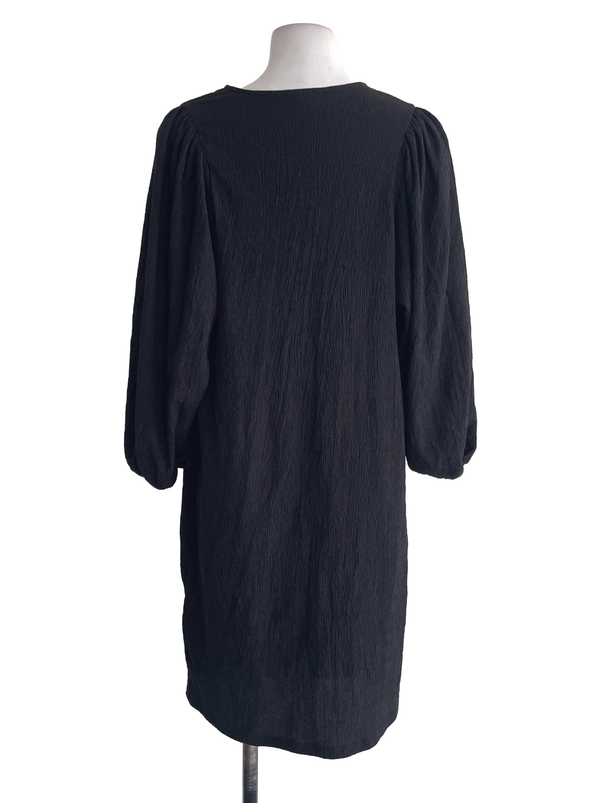 Black Straight Cut Dress