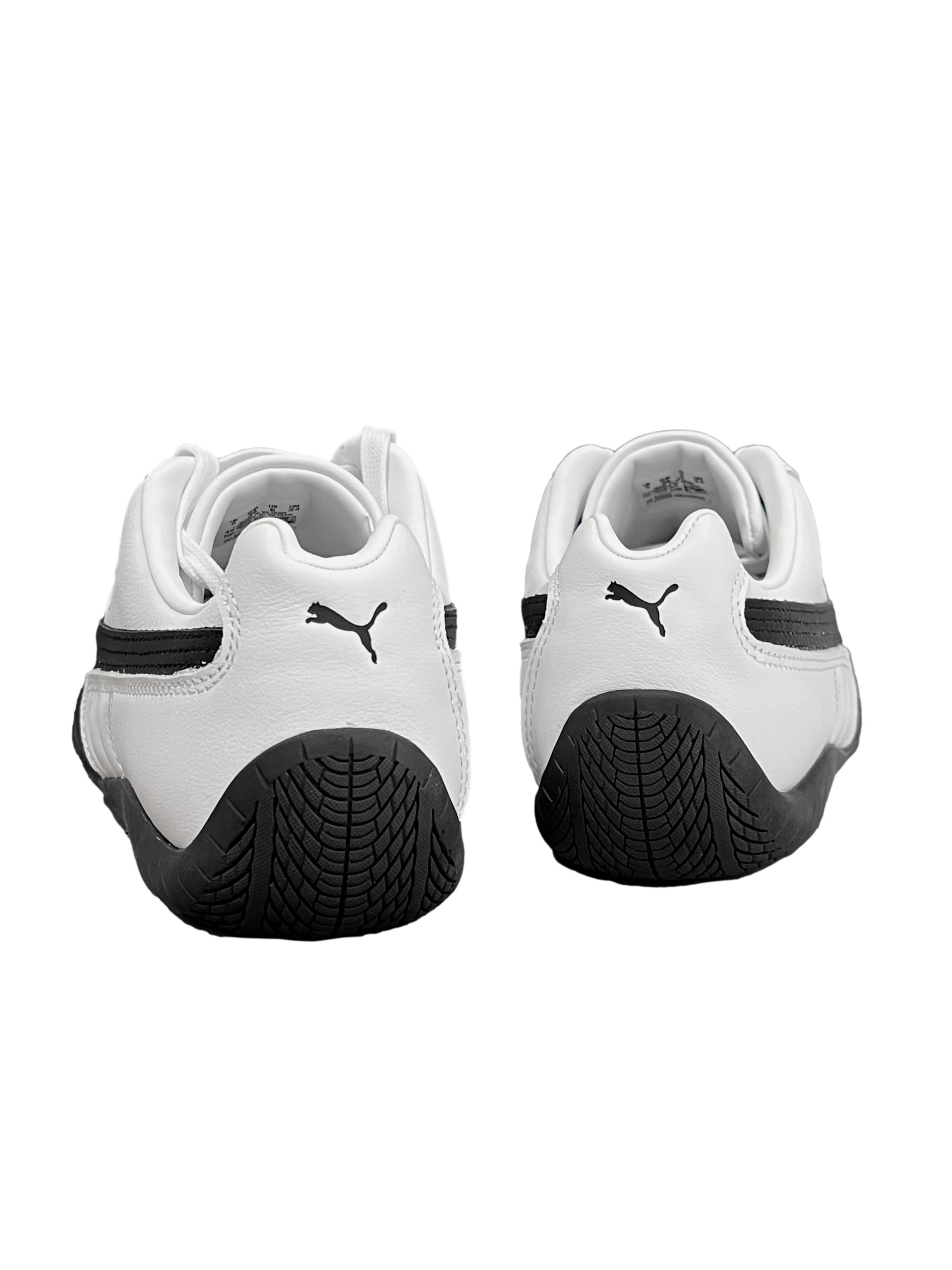 White Black Speedcat Lth