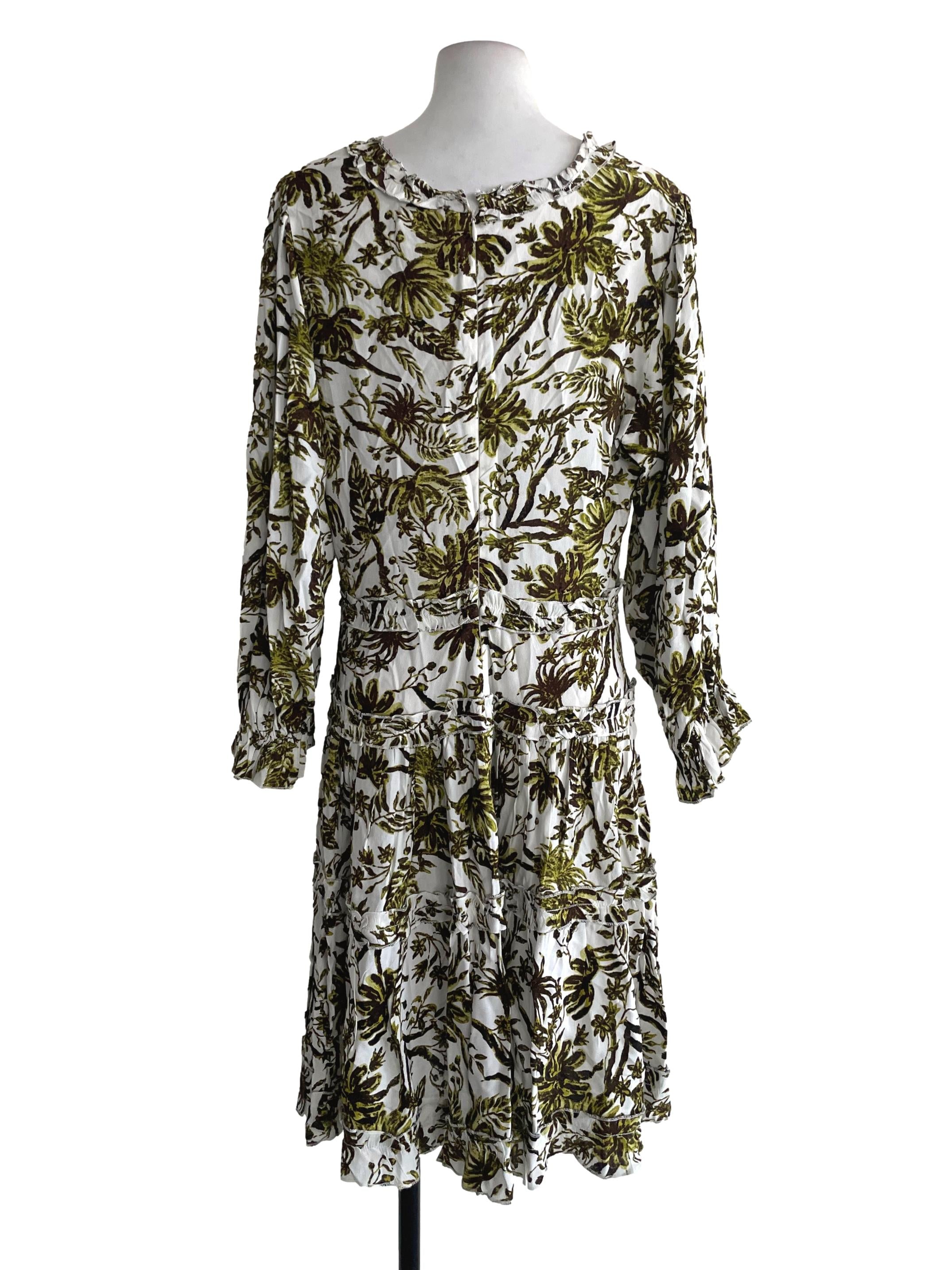 Green Floral Dress