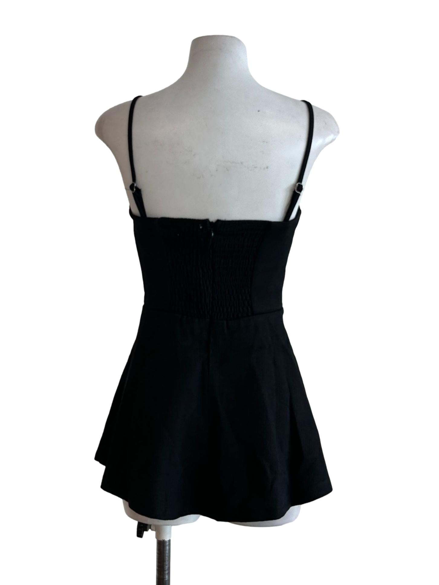 Onyx Black Spaghetti Top