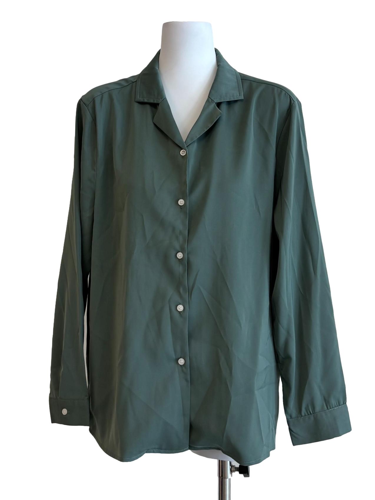 Teal Collared Buttoned Shirt