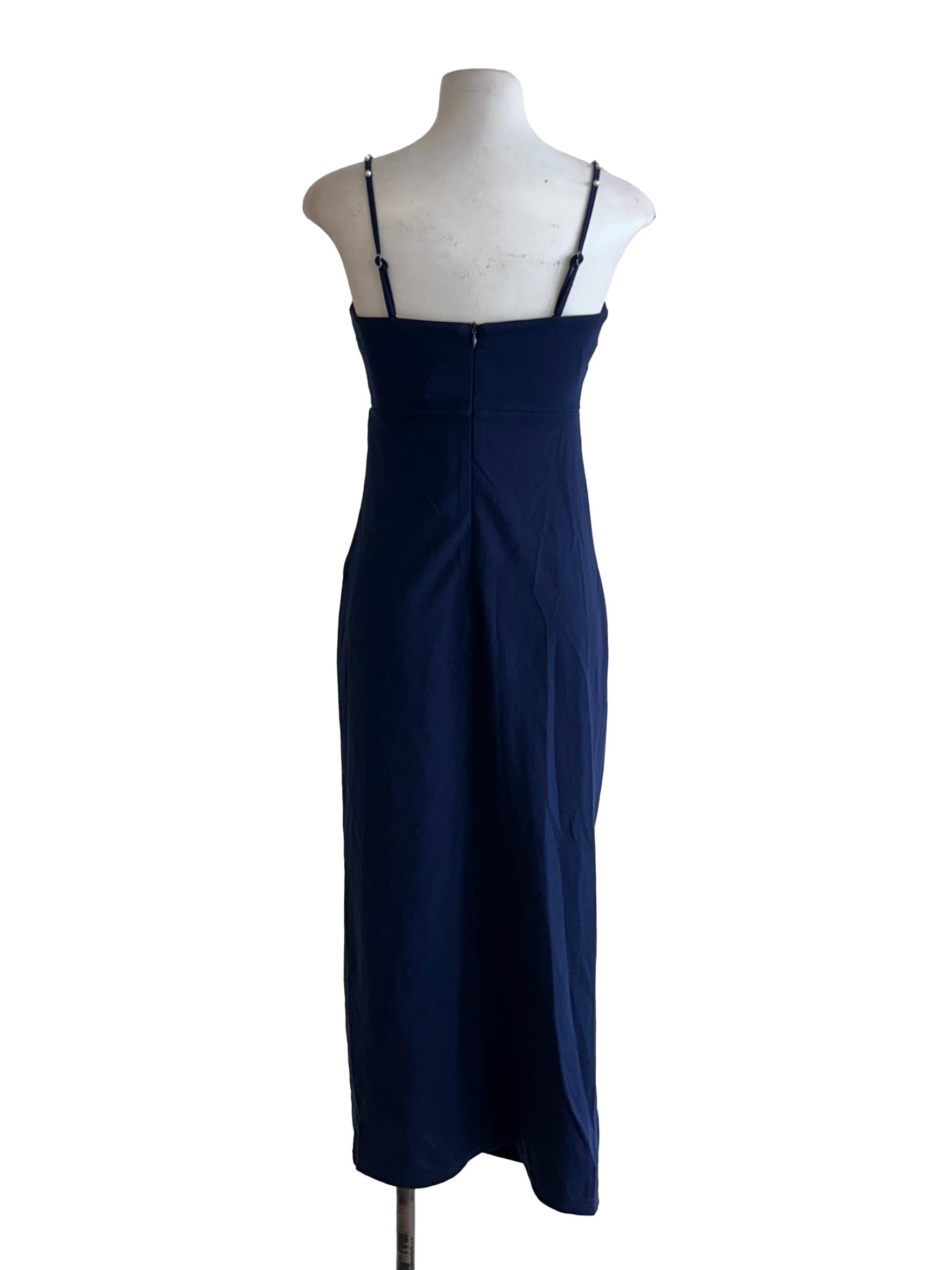 Dark Blue Slip Dress