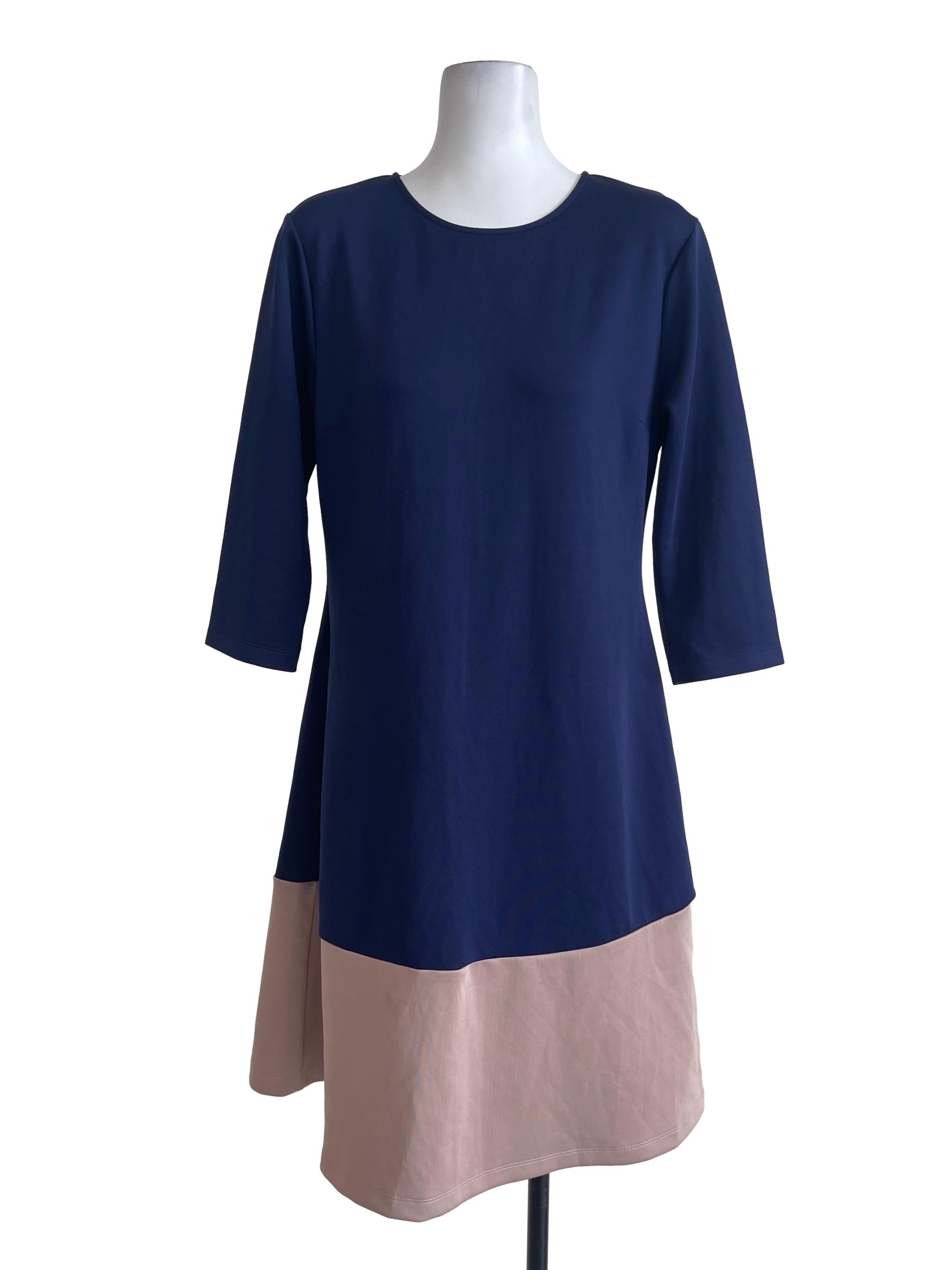Dark Blue Two Tone Tunic
