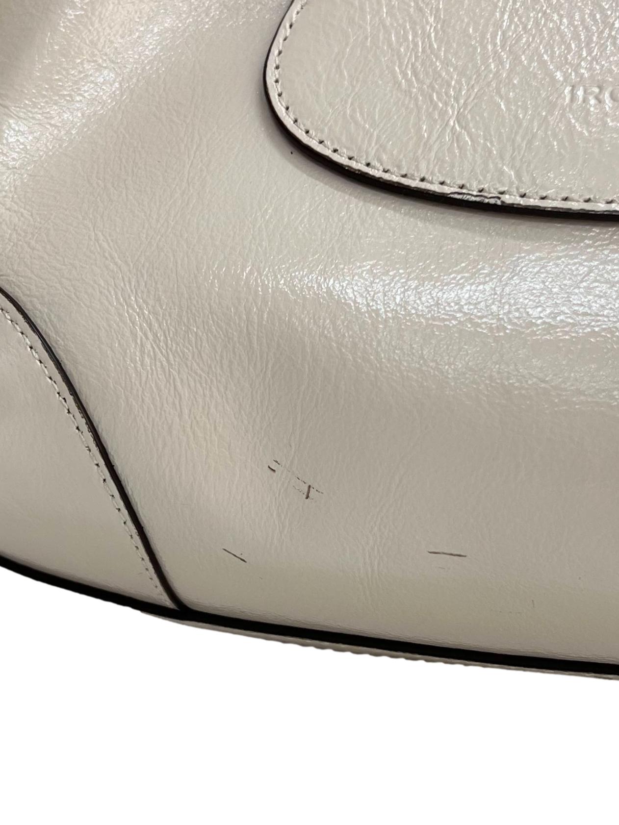 Cream Leather Monello Hobo Bag CSN