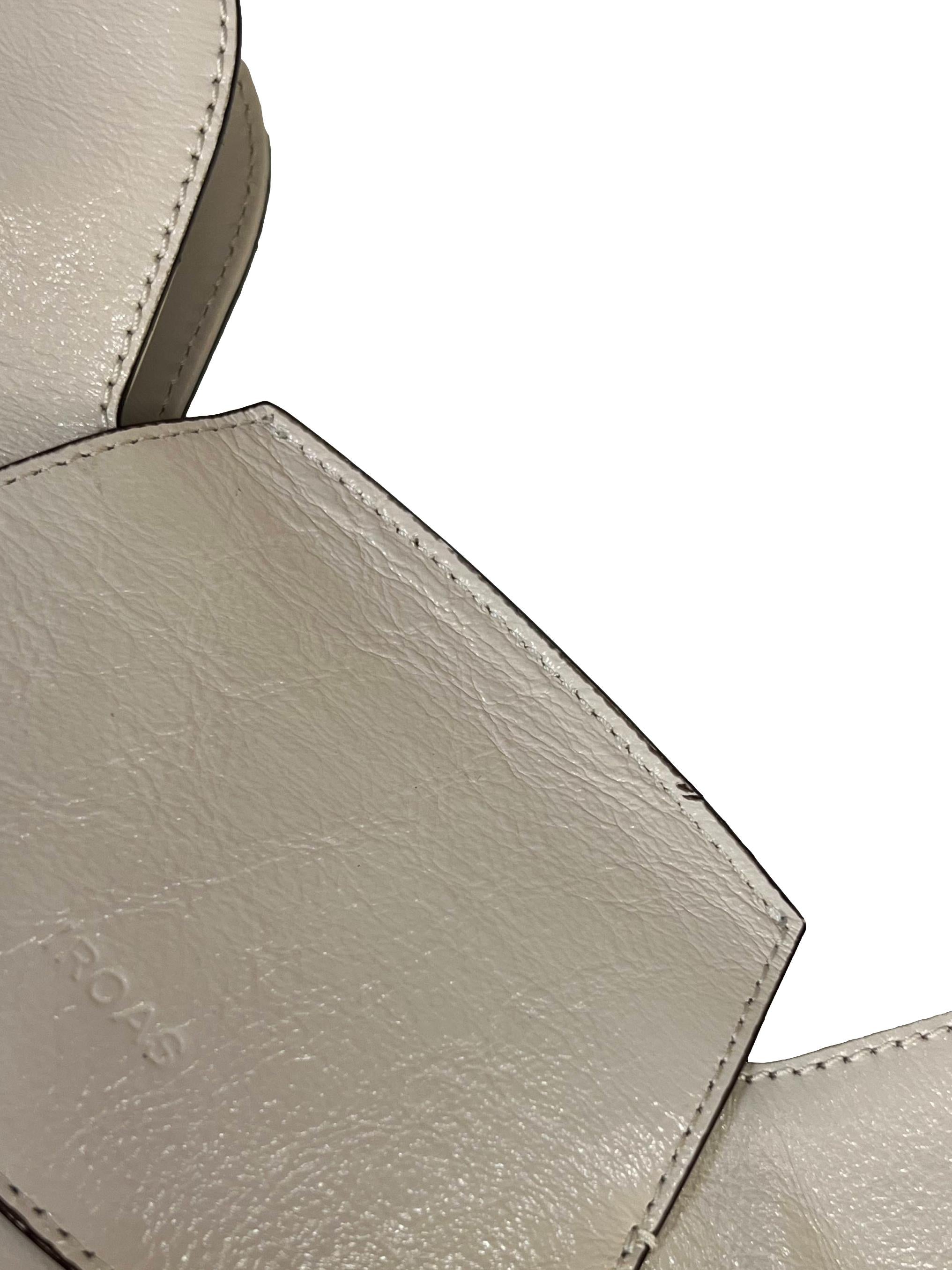 Cream Leather Monello Hobo Bag CSN