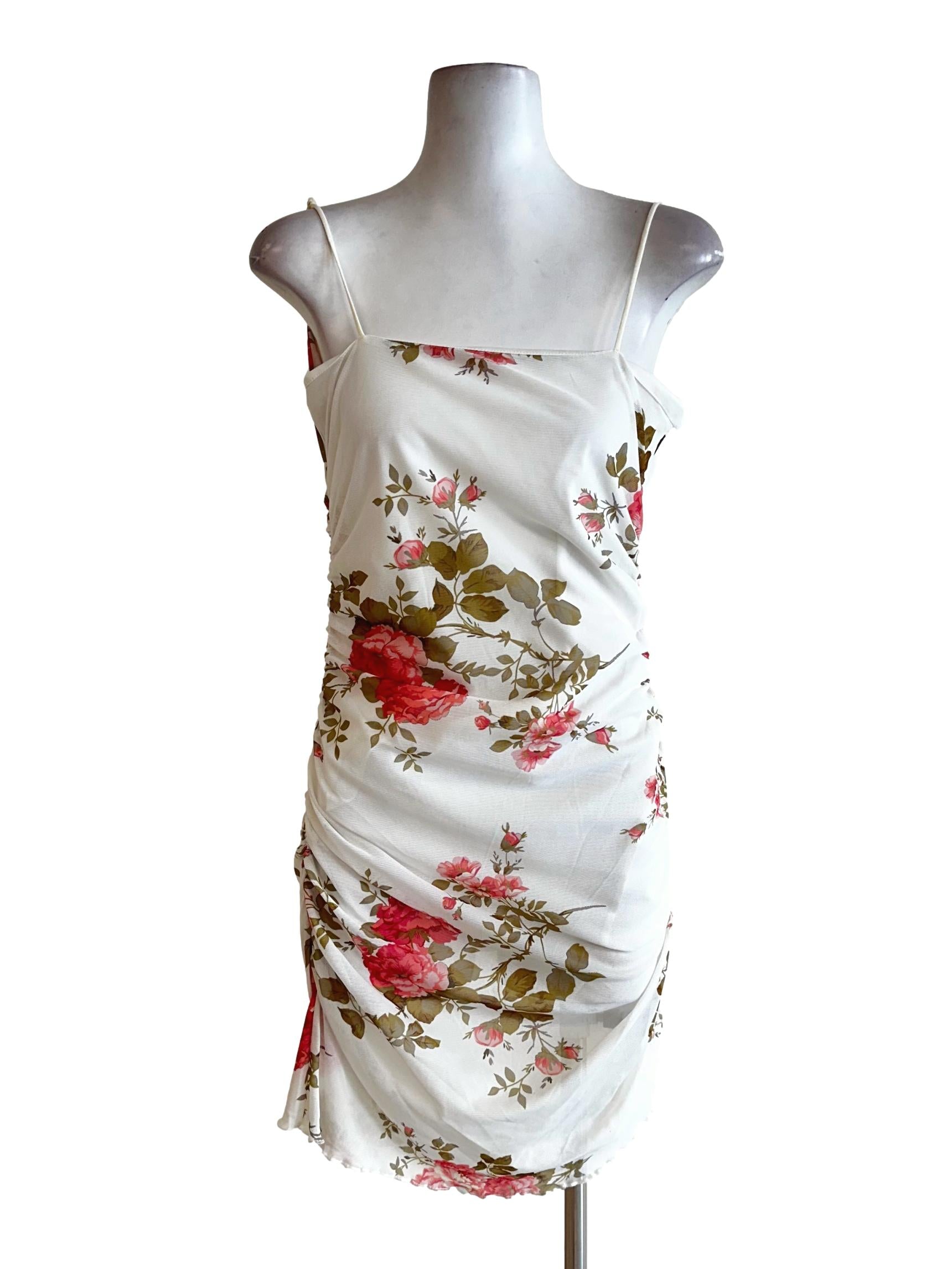 Banana Yellow Flower Pattern Dress