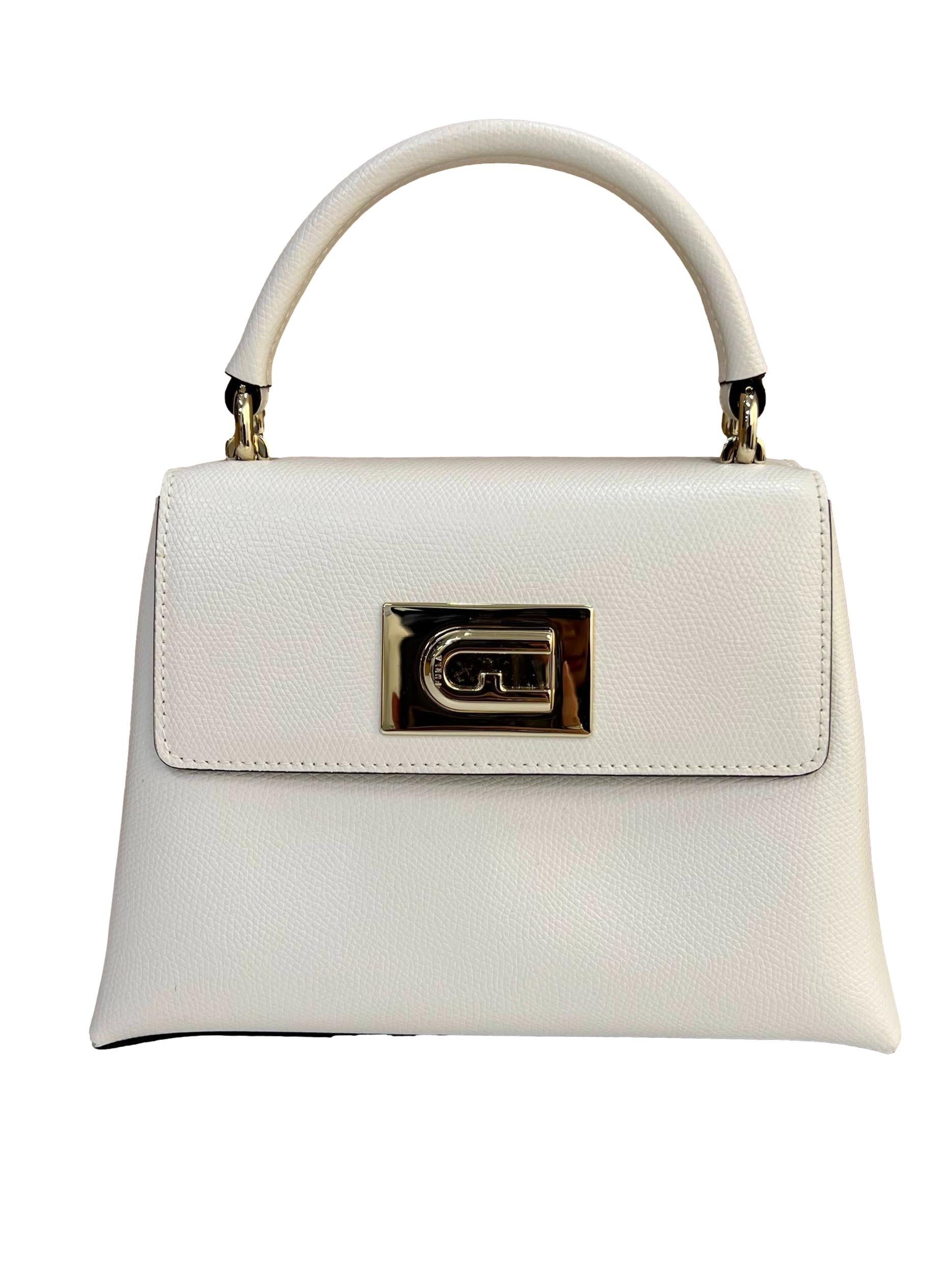 White Leather 1927 Mini Crossbody Bag CSN