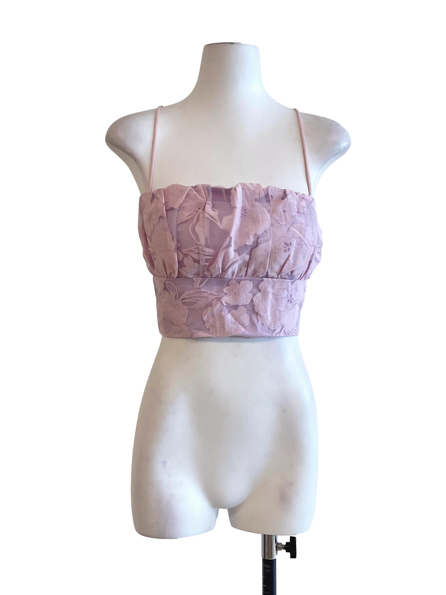 Blush Pink Spaghetti Strap Sleeveless Top