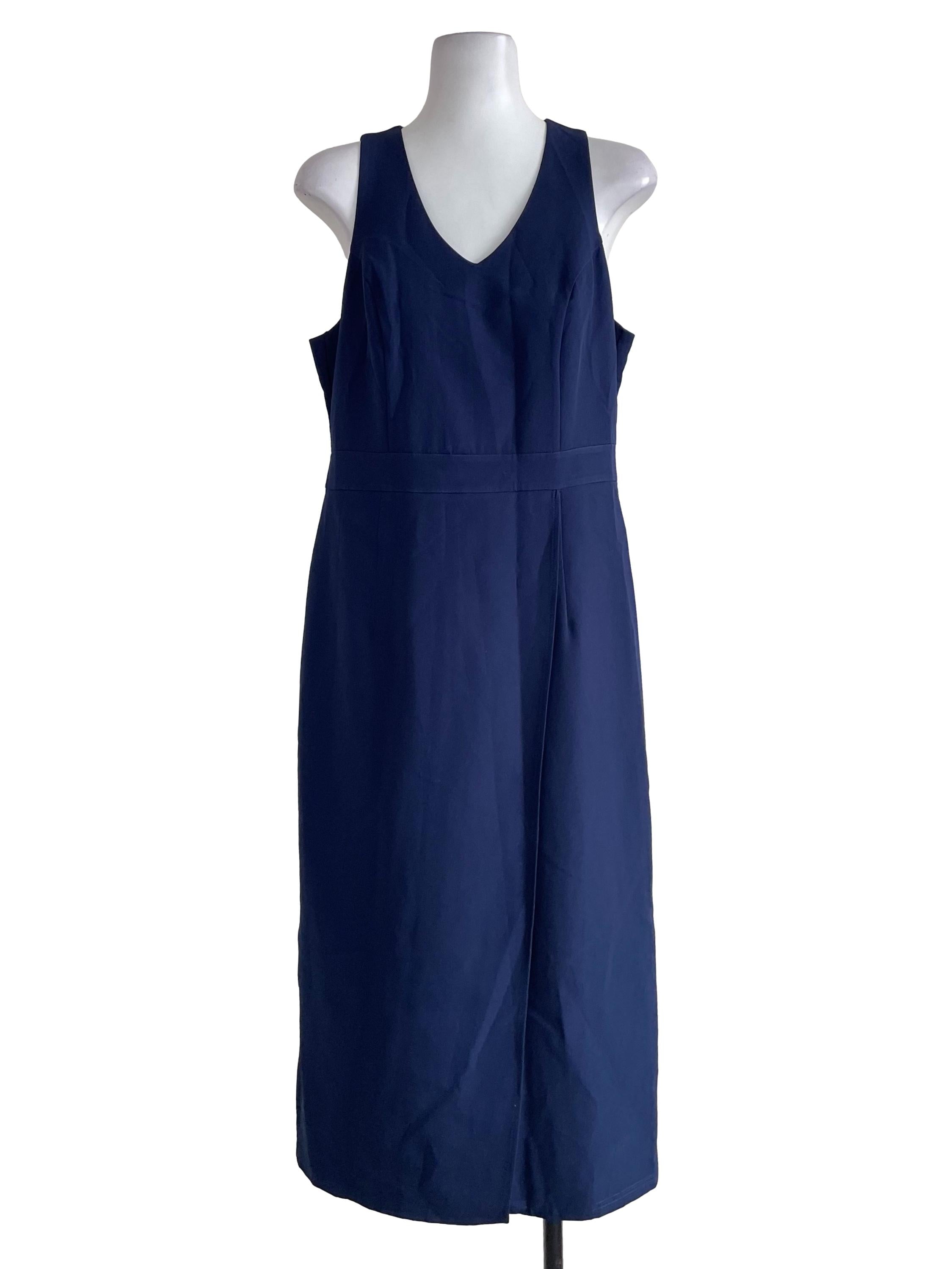 Dark Blue Slip Dress