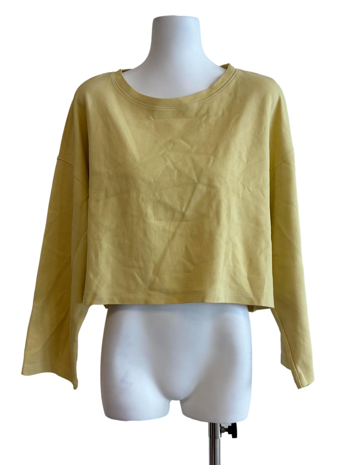 Mellow Yellow Round Neck Top