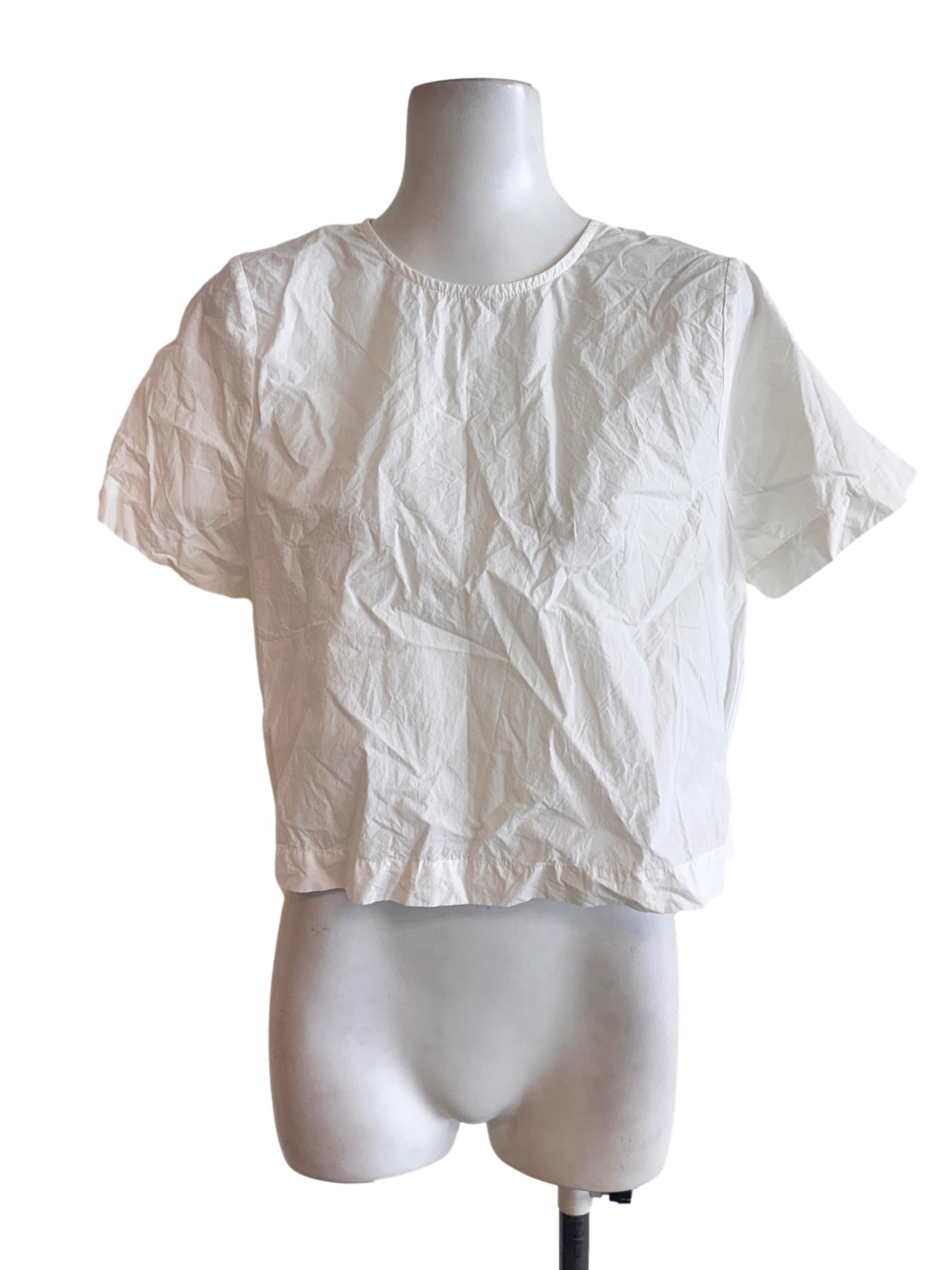 White Button Opened Blouse