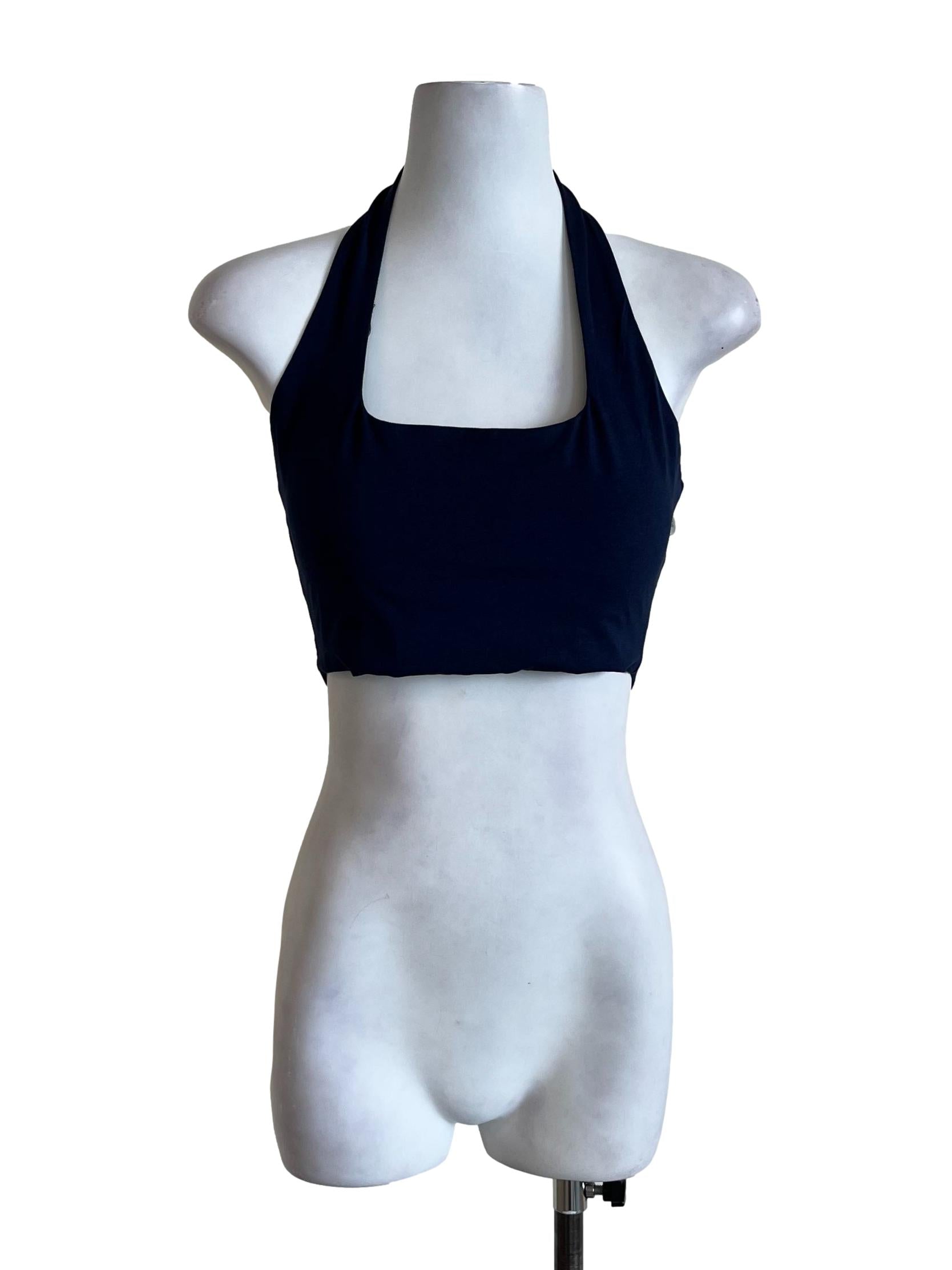 Dark Blue Bra Pad Top