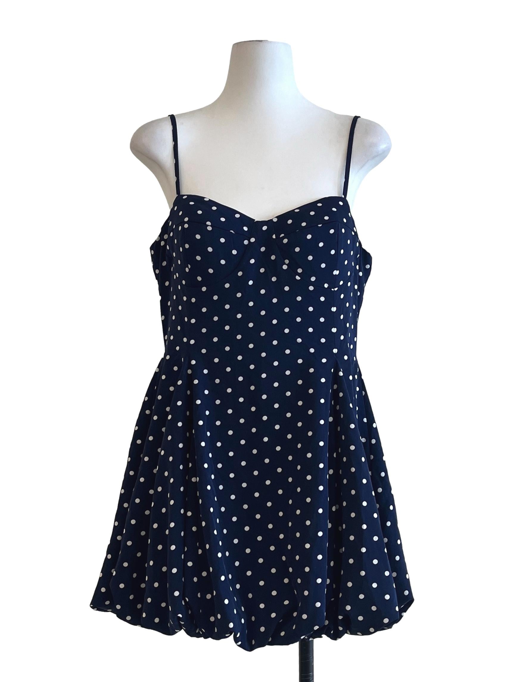 Indigo Blue Sweetheart Mini Dress
