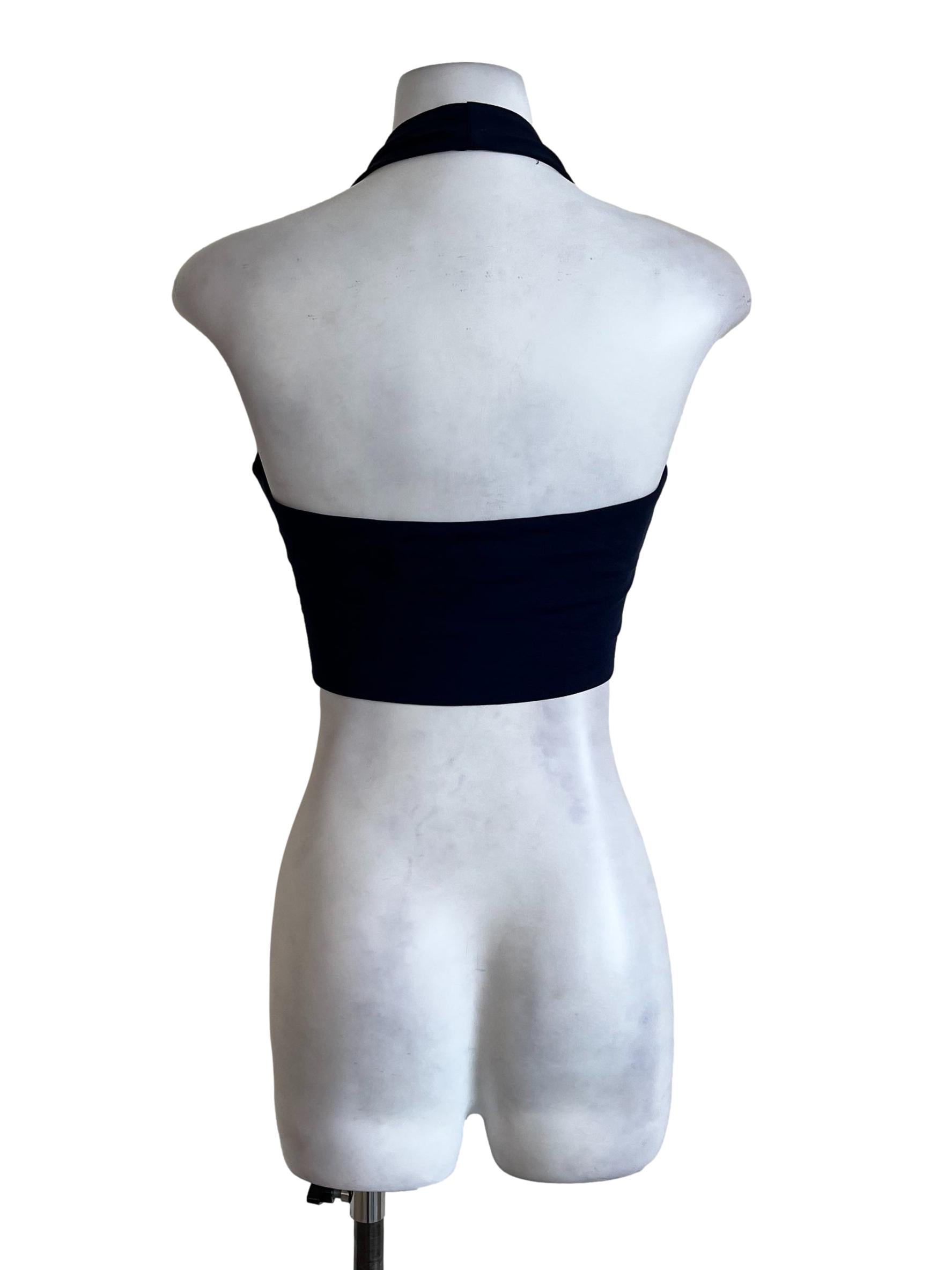 Dark Blue Bra Pad Top