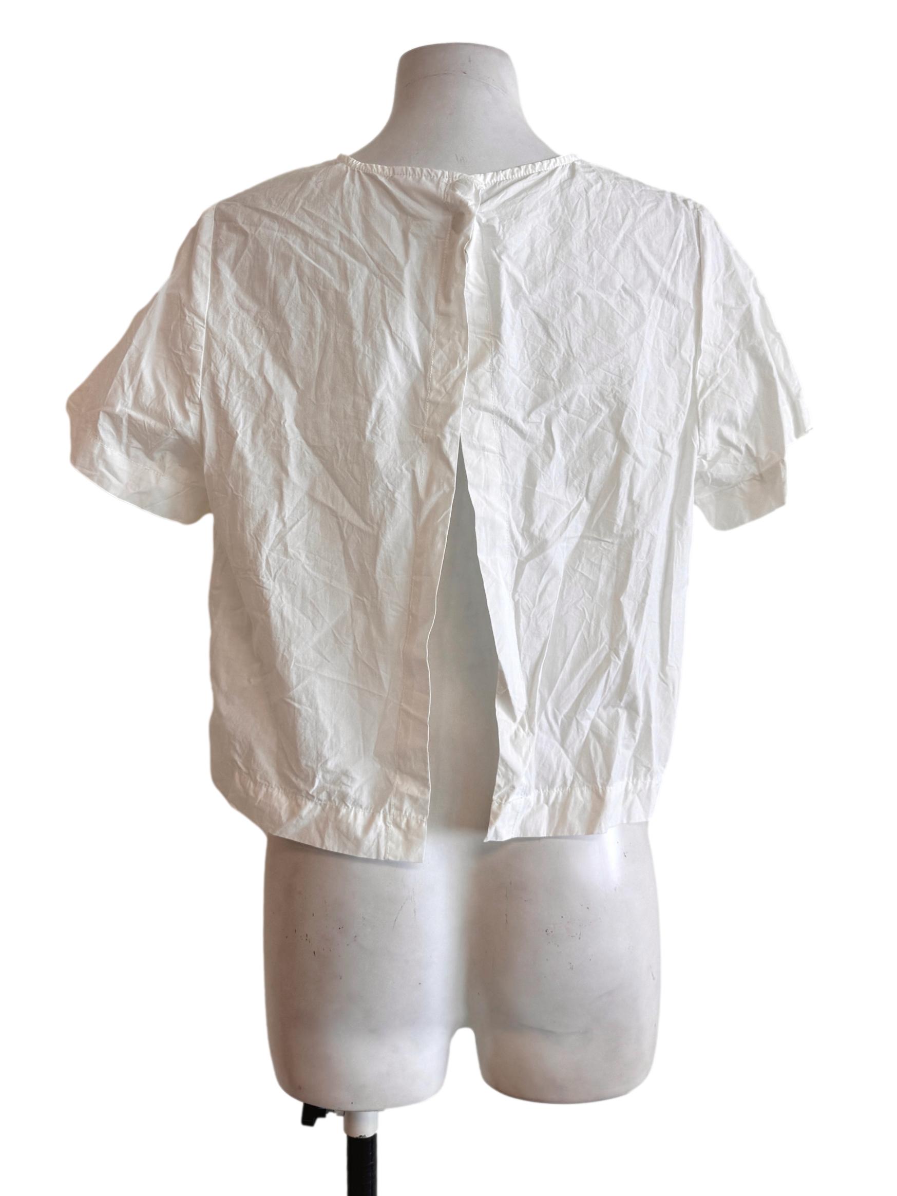 White Button Opened Blouse