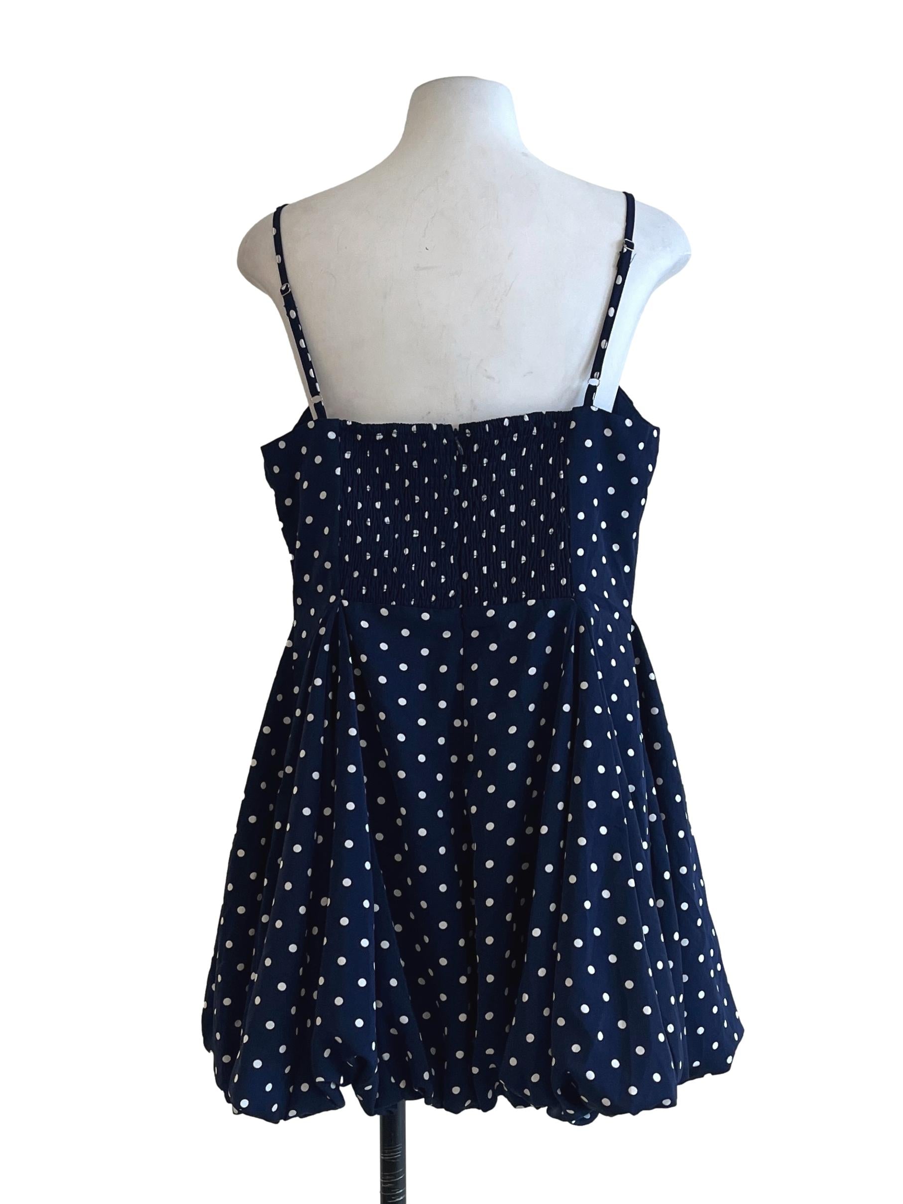 Indigo Blue Sweetheart Mini Dress