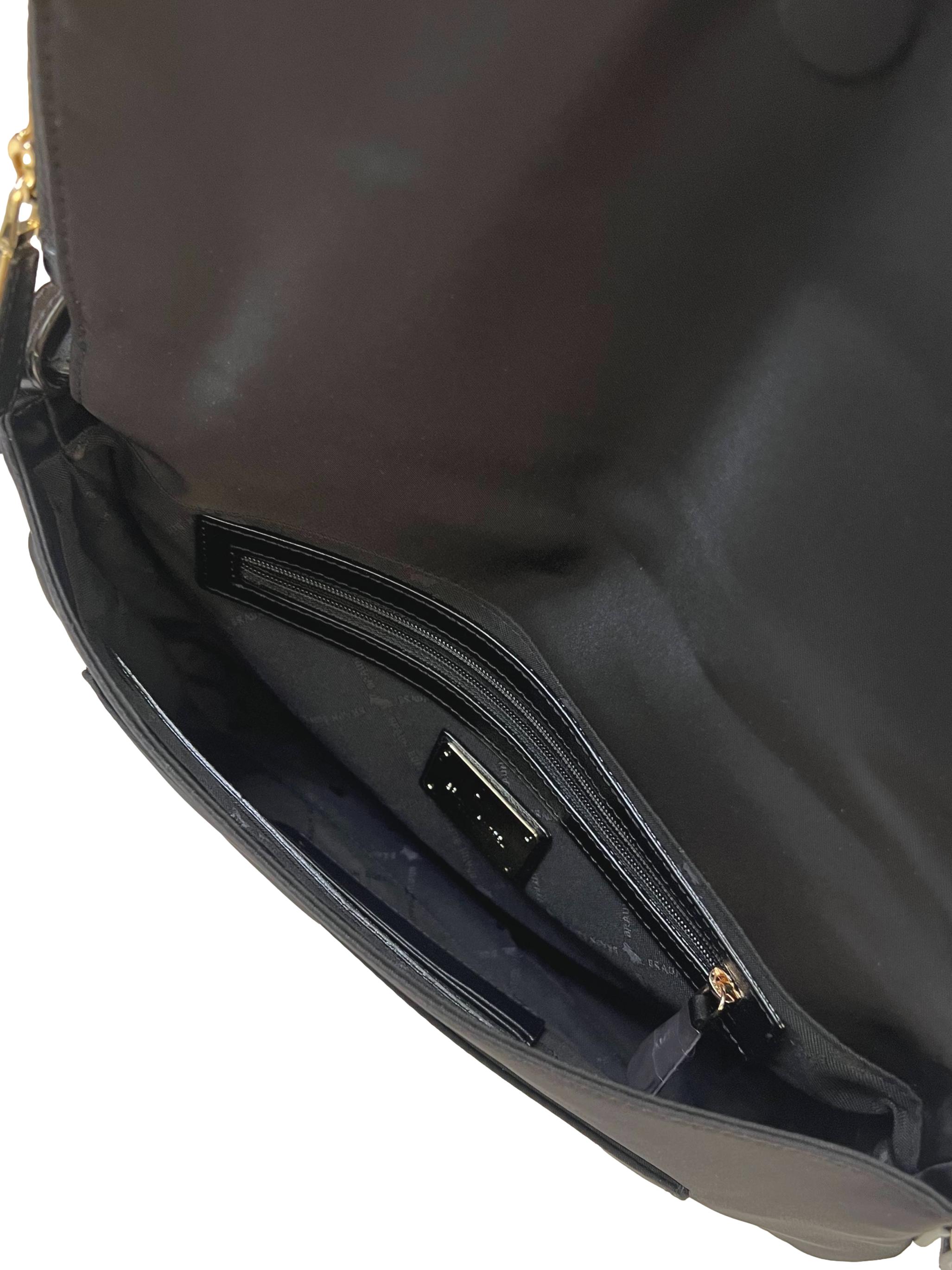 Black Nylon Maple Large Crossbody Bag CSN
