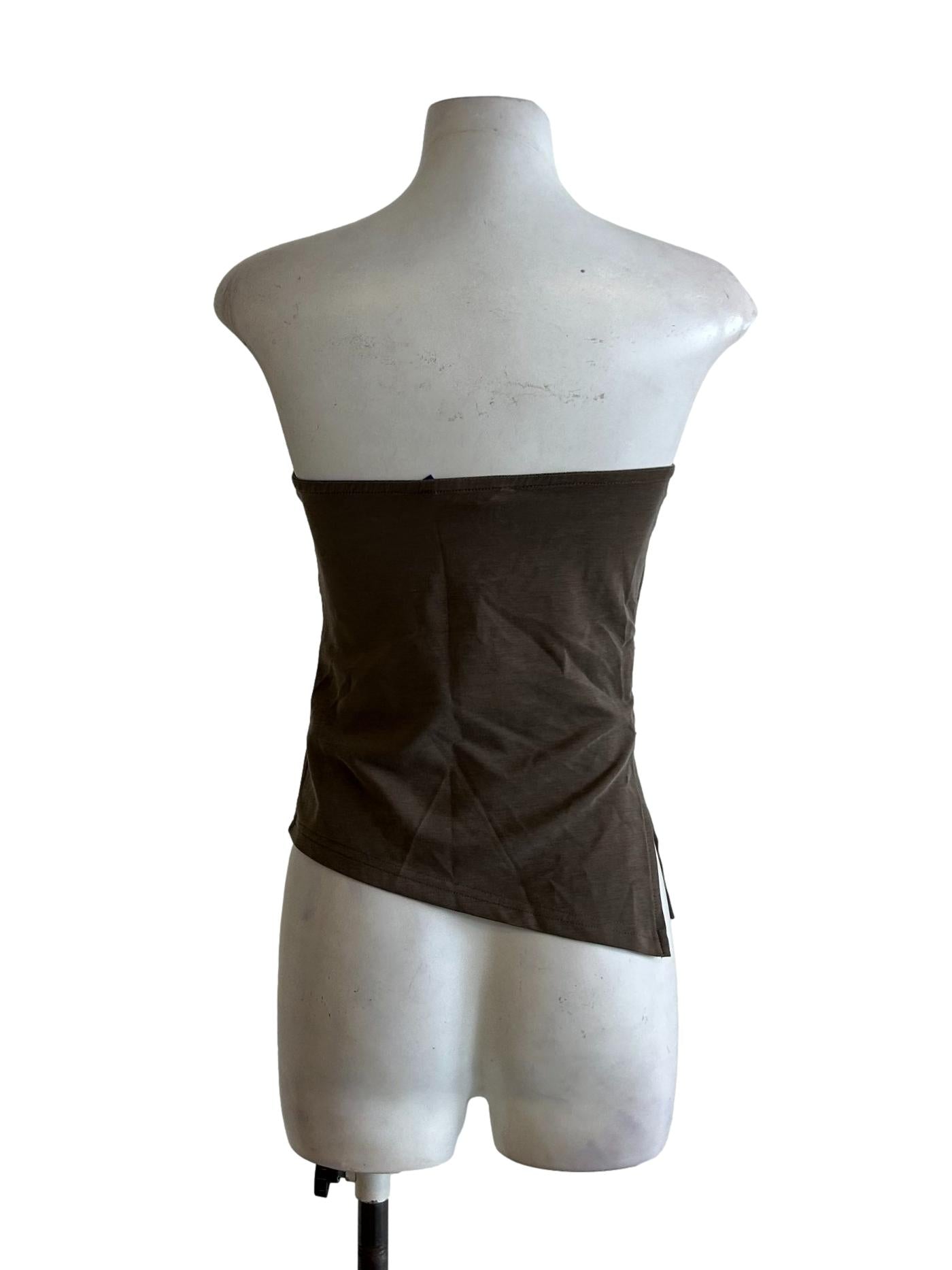 Coffee Brown Tube Top