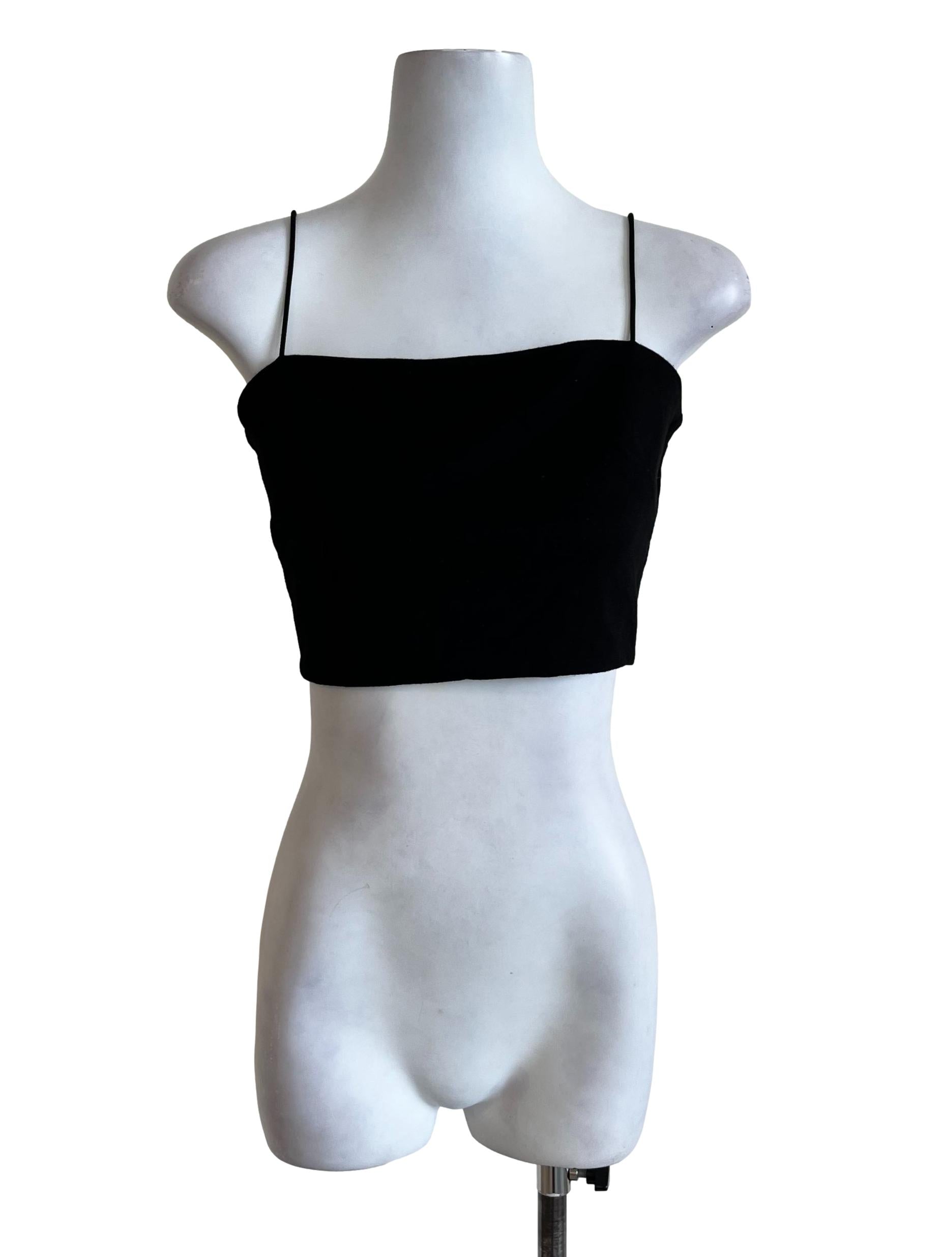 Black Basic Sleeveless Top