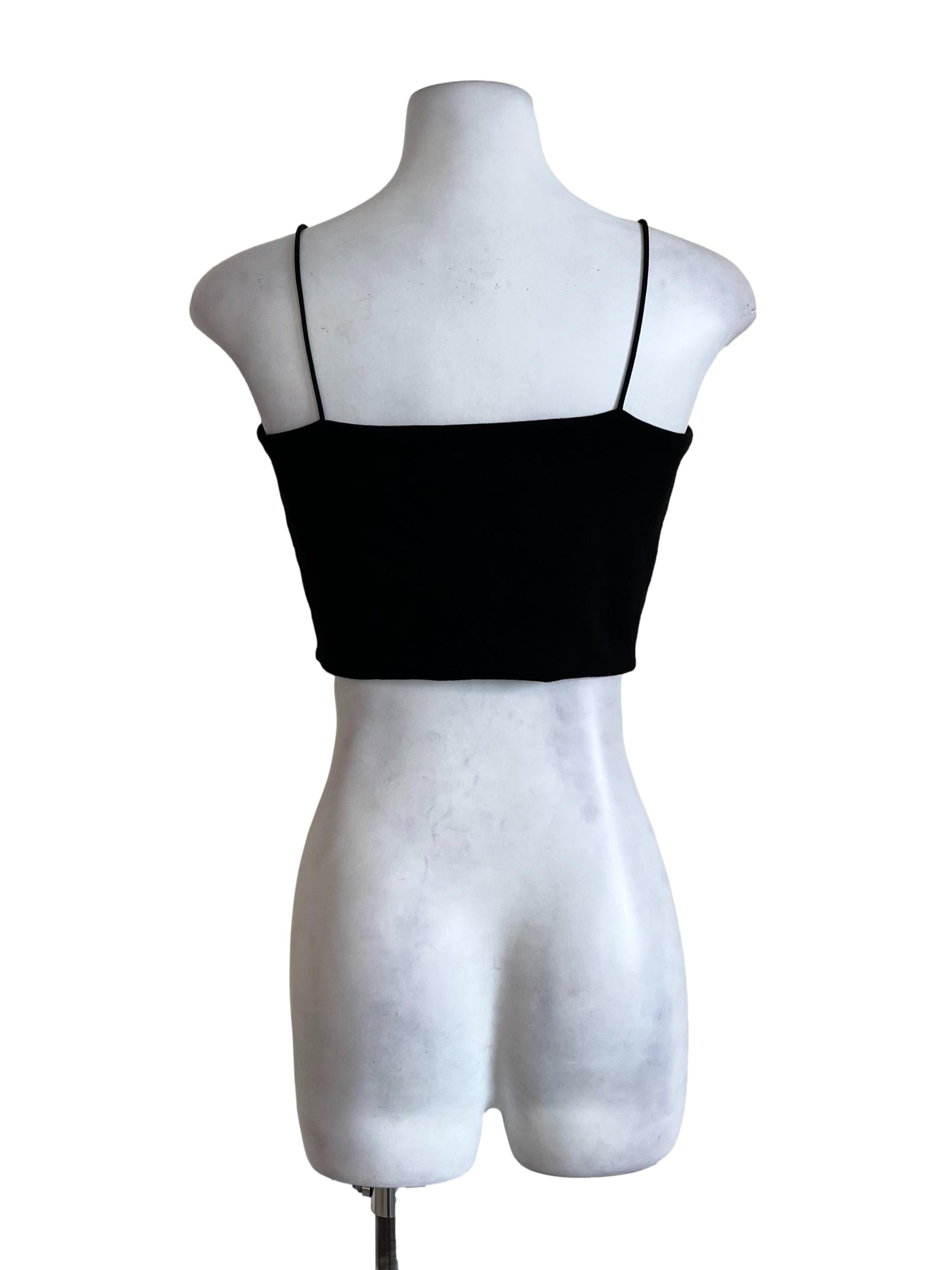 Black Basic Sleeveless Top