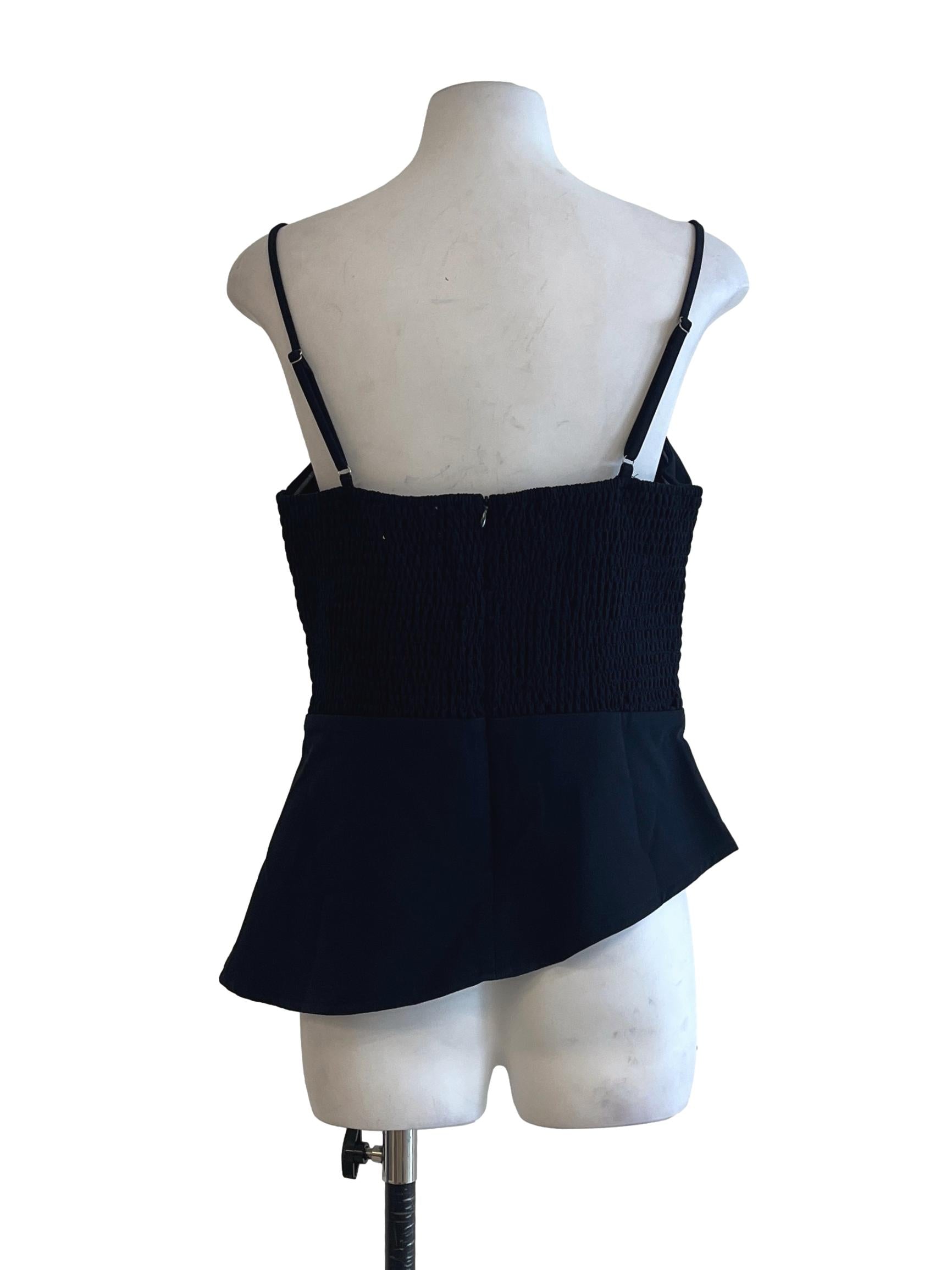 Denim Blue Spaghetti Sleeveless Top