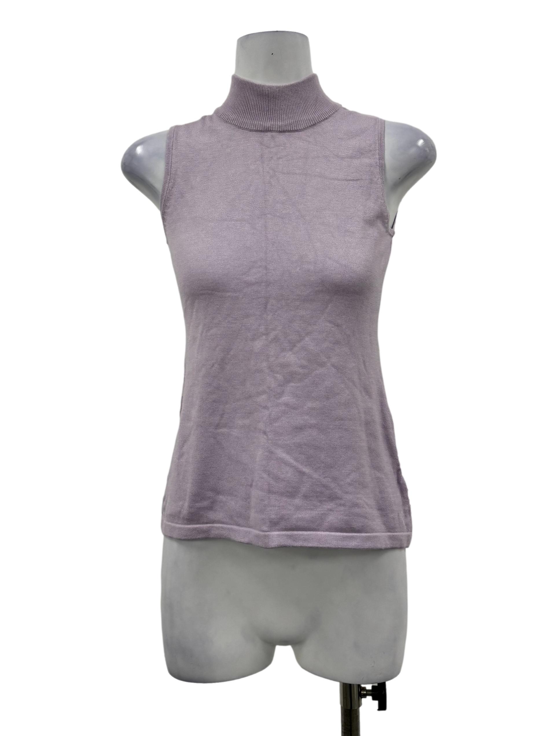 Lilac Knitted Halter Top OSN