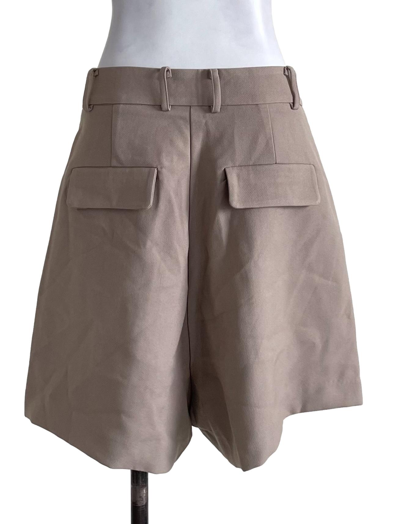 Milky Brown Plain Shorts