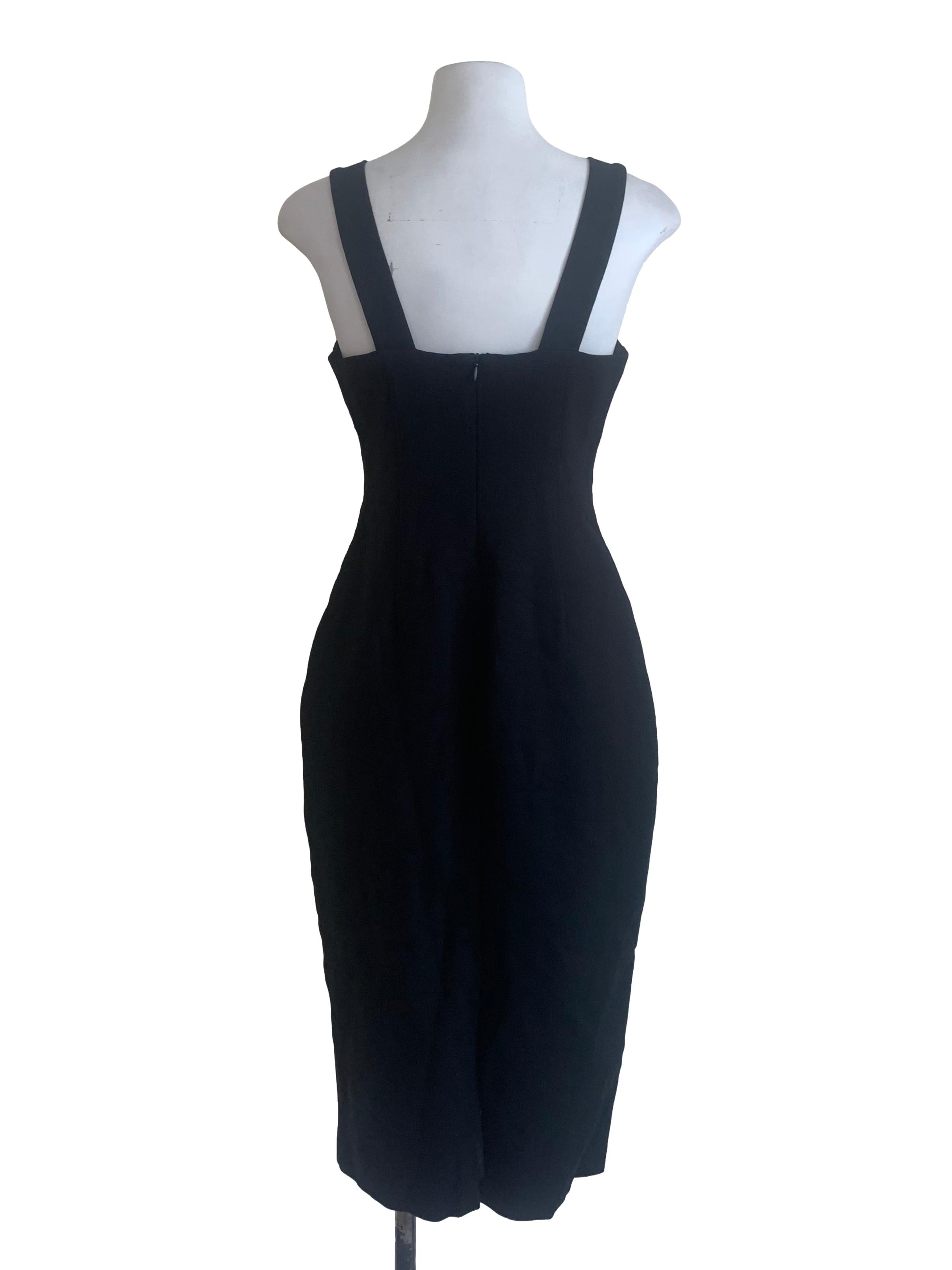 Midnight Black Sheath Dress