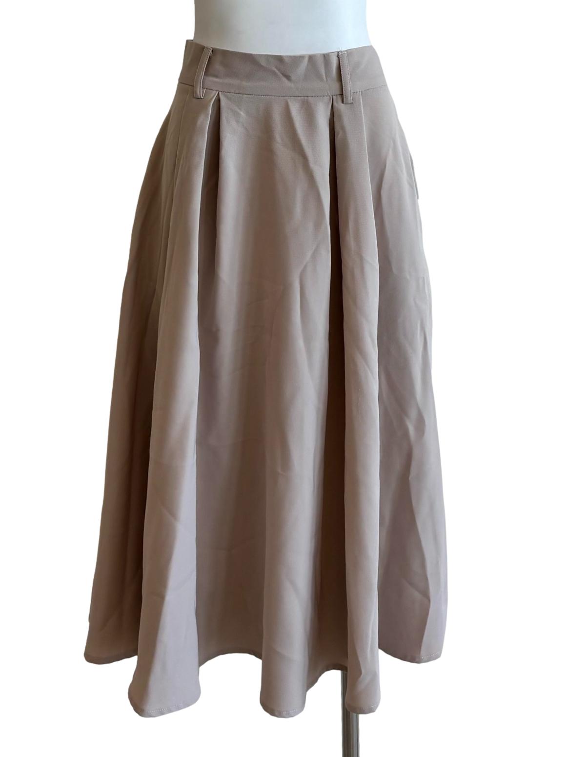 Buttercreme Formal Flare Skirt
