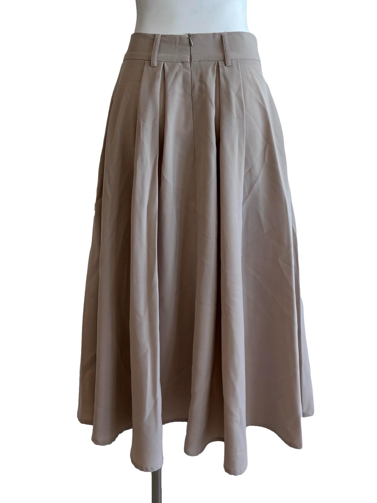Buttercreme Formal Flare Skirt