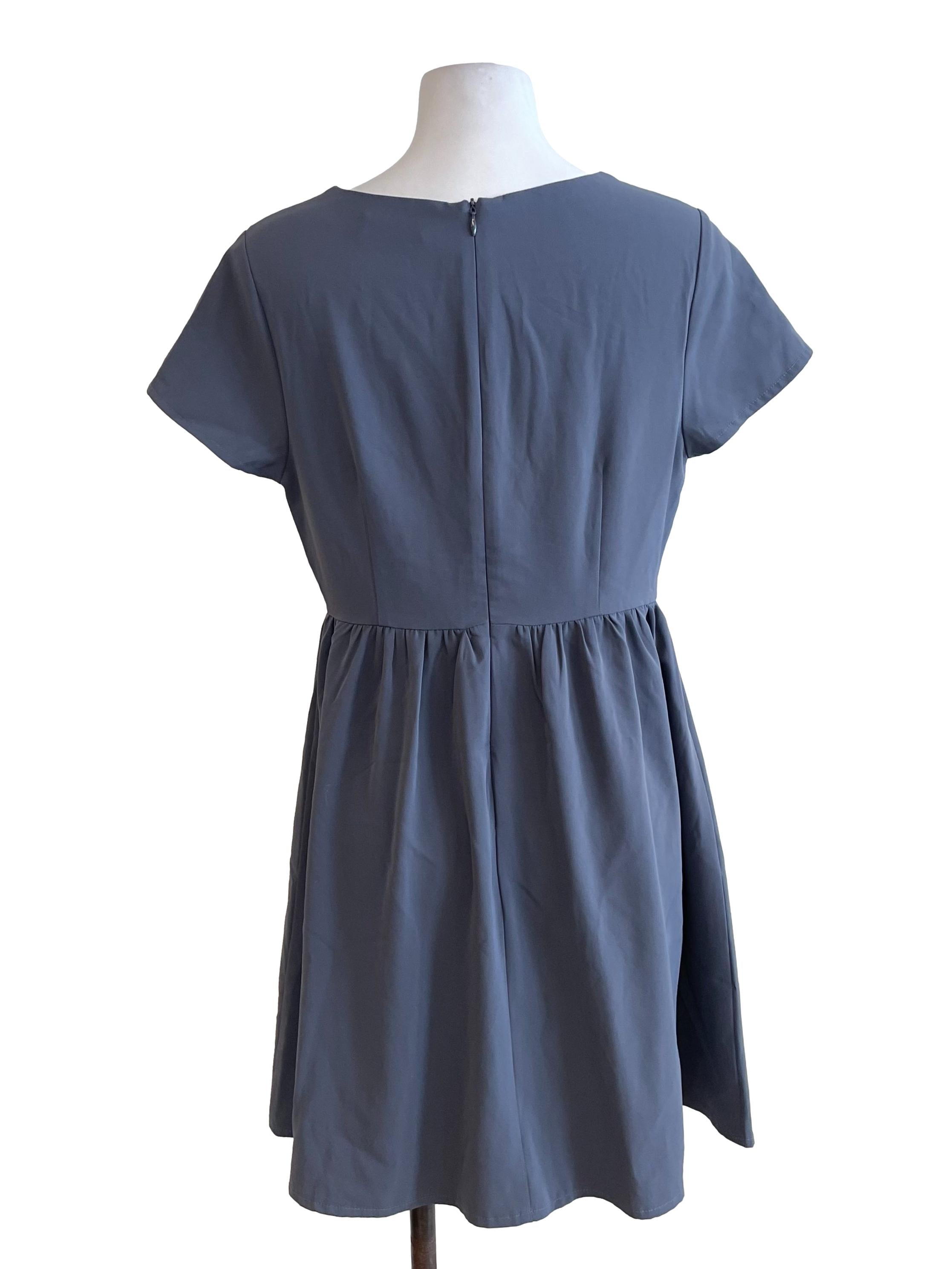 Lead Ruffled V Neck Dress