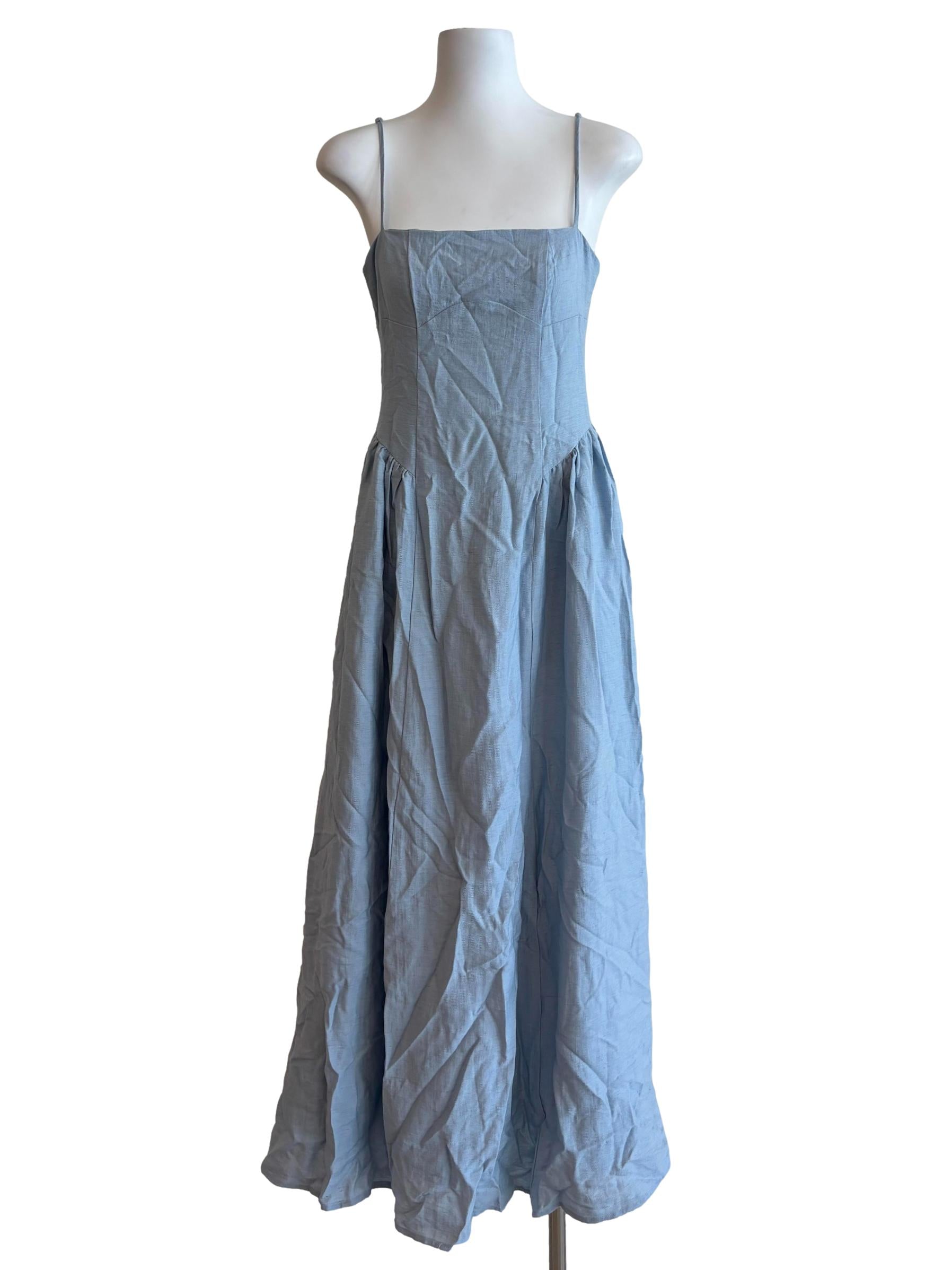 Baby Blue Spaghetti Strap Dress