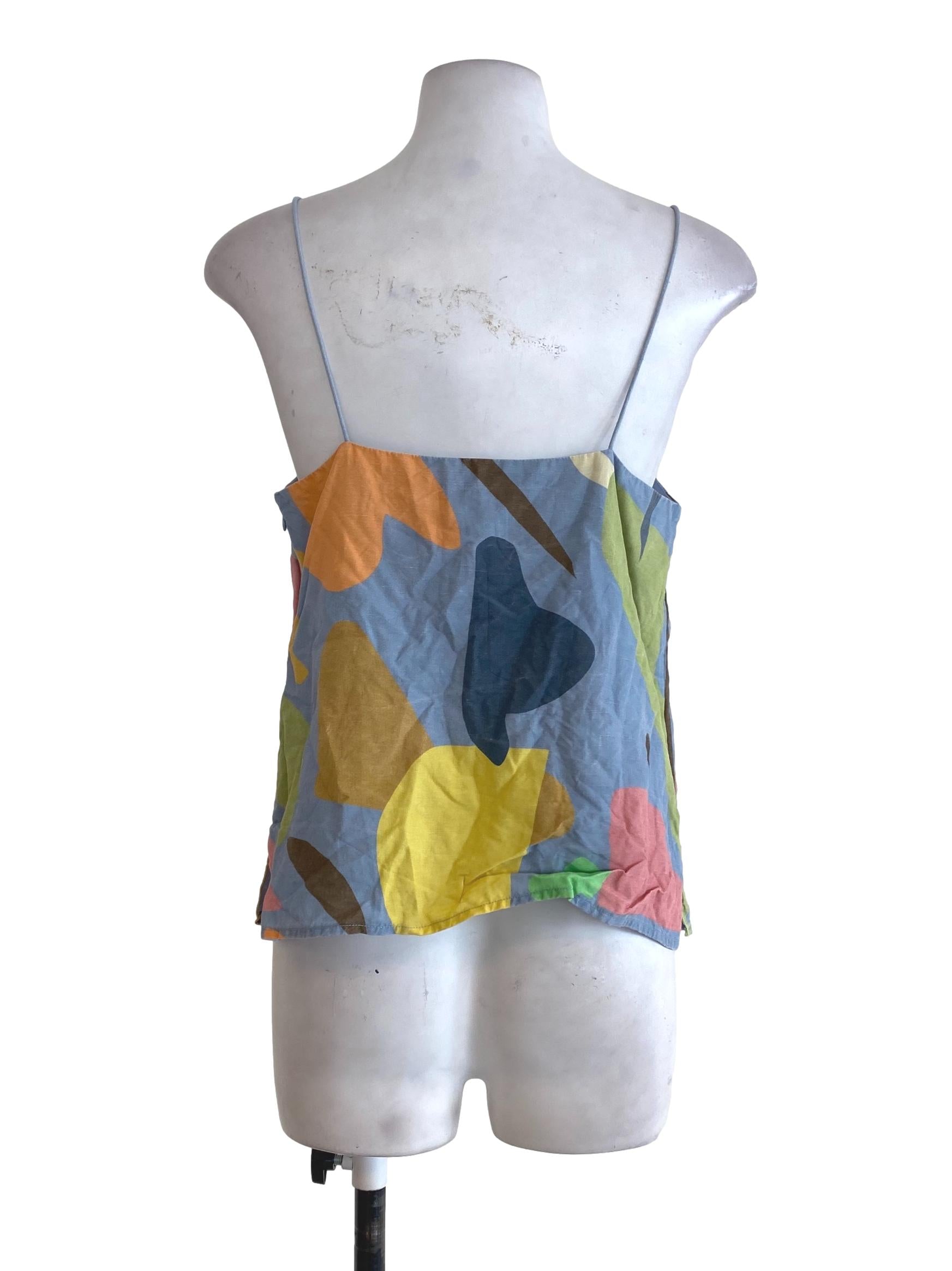 Blue Abstract Camisole OSN